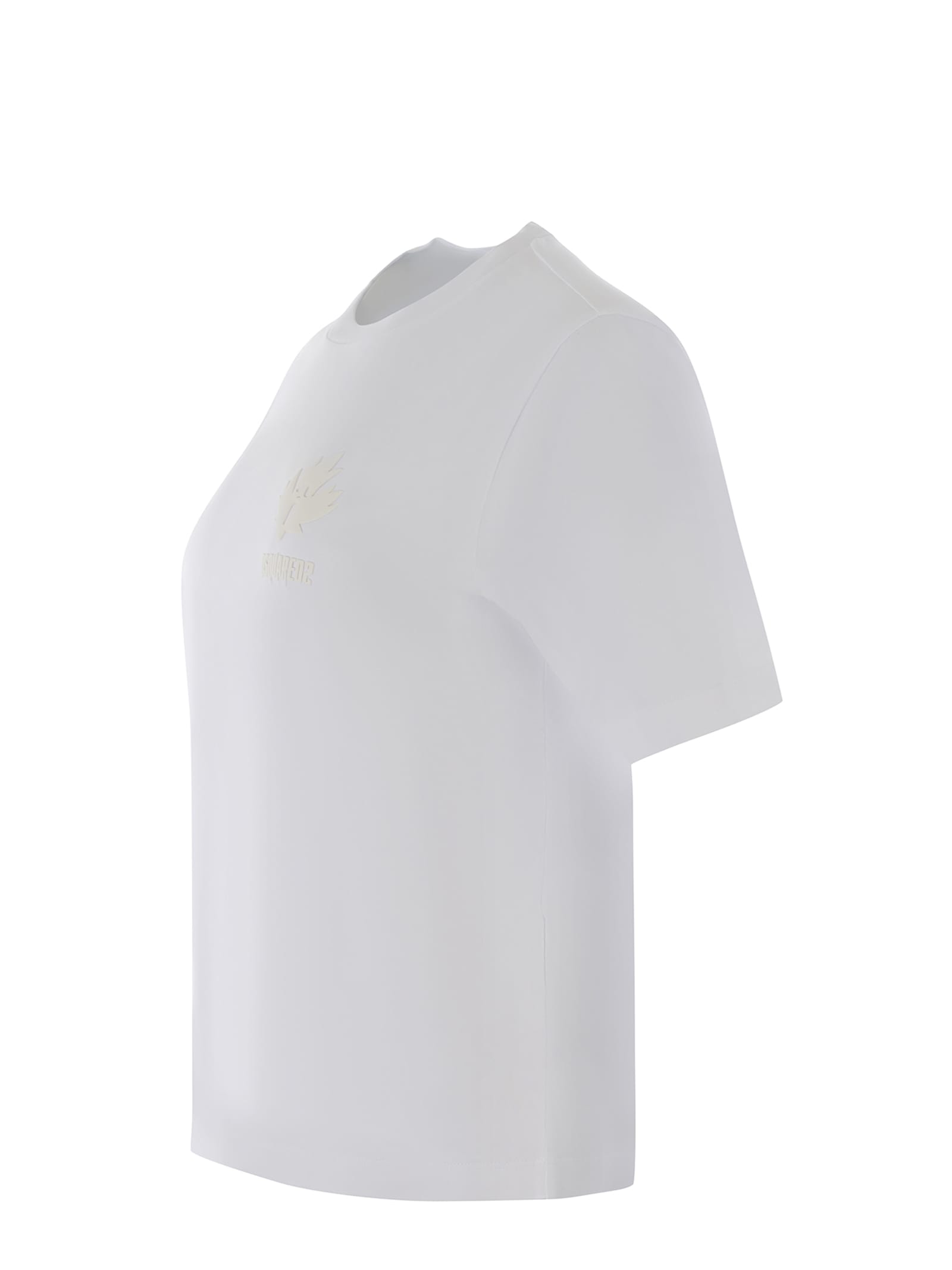 Shop Dsquared2 T-shirt  Made Of Cotton In White