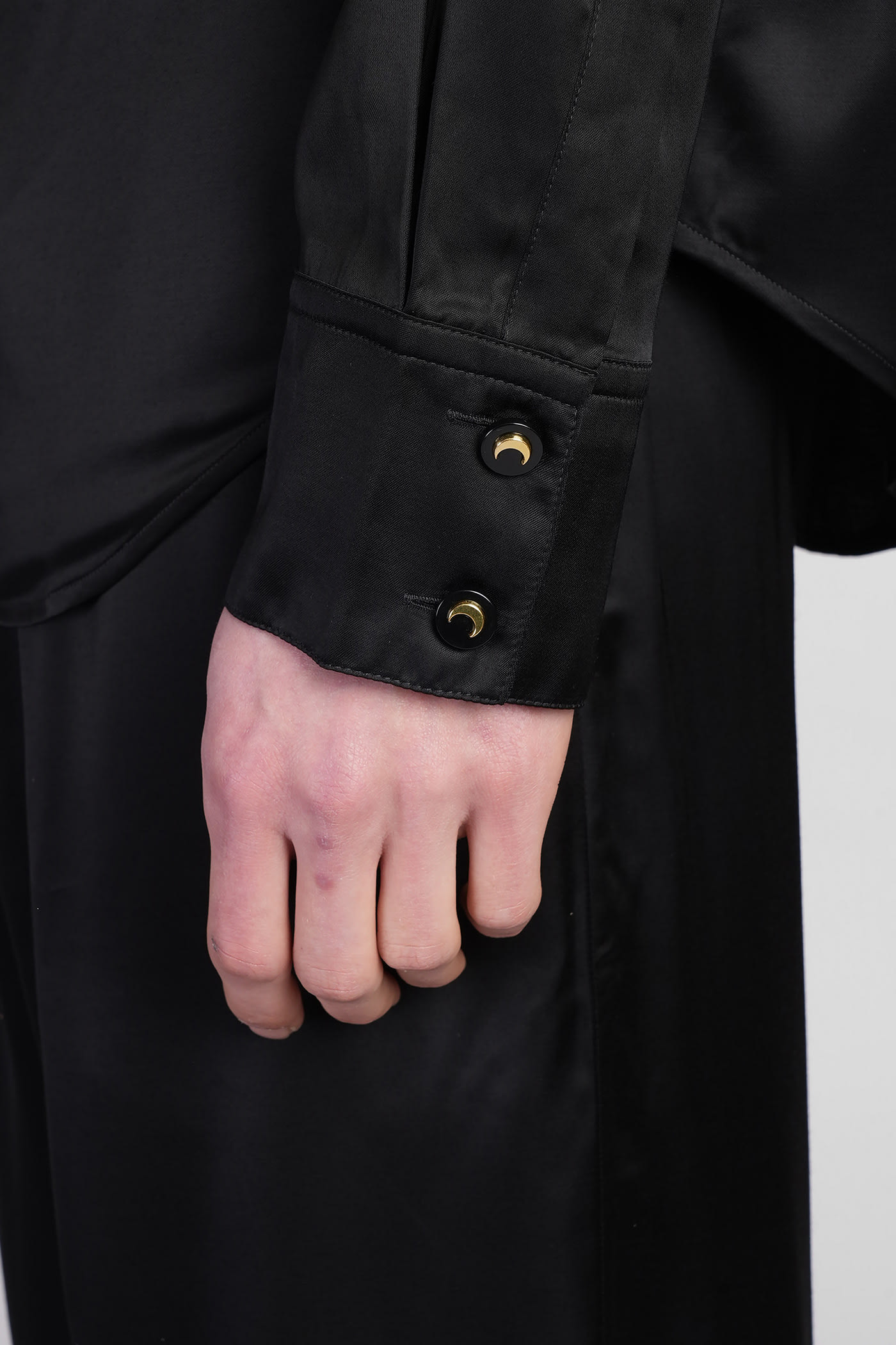 Marine Serre Shirt In Black Viscose
