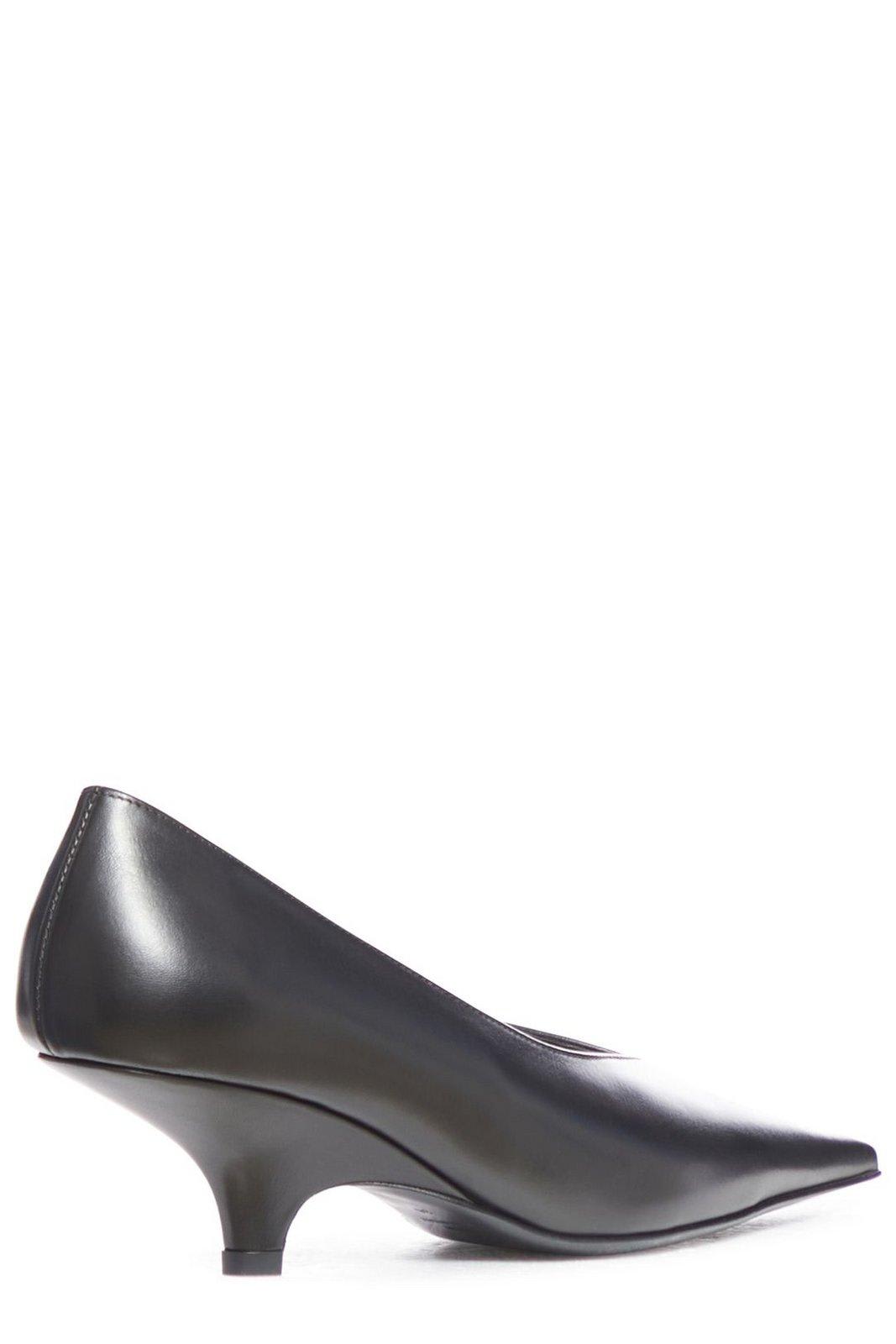 Shop Totême Pointed-toe Pumps In Black