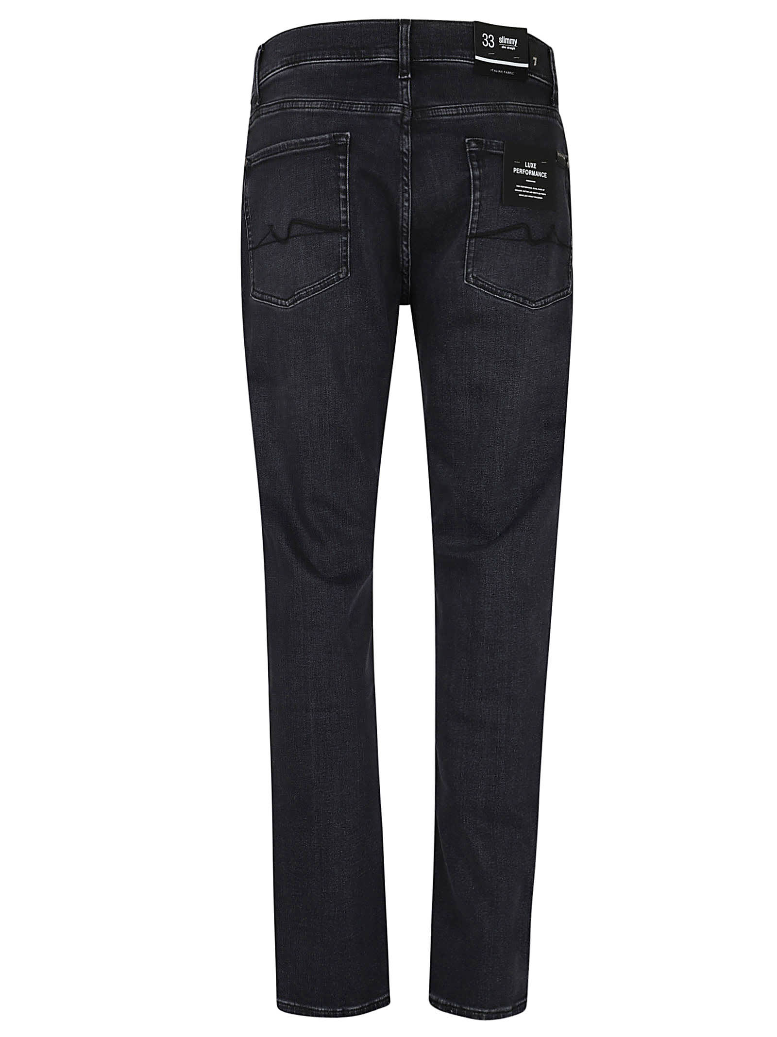 Shop 7 For All Mankind Slimmy Luxe Performance Erjon In Black