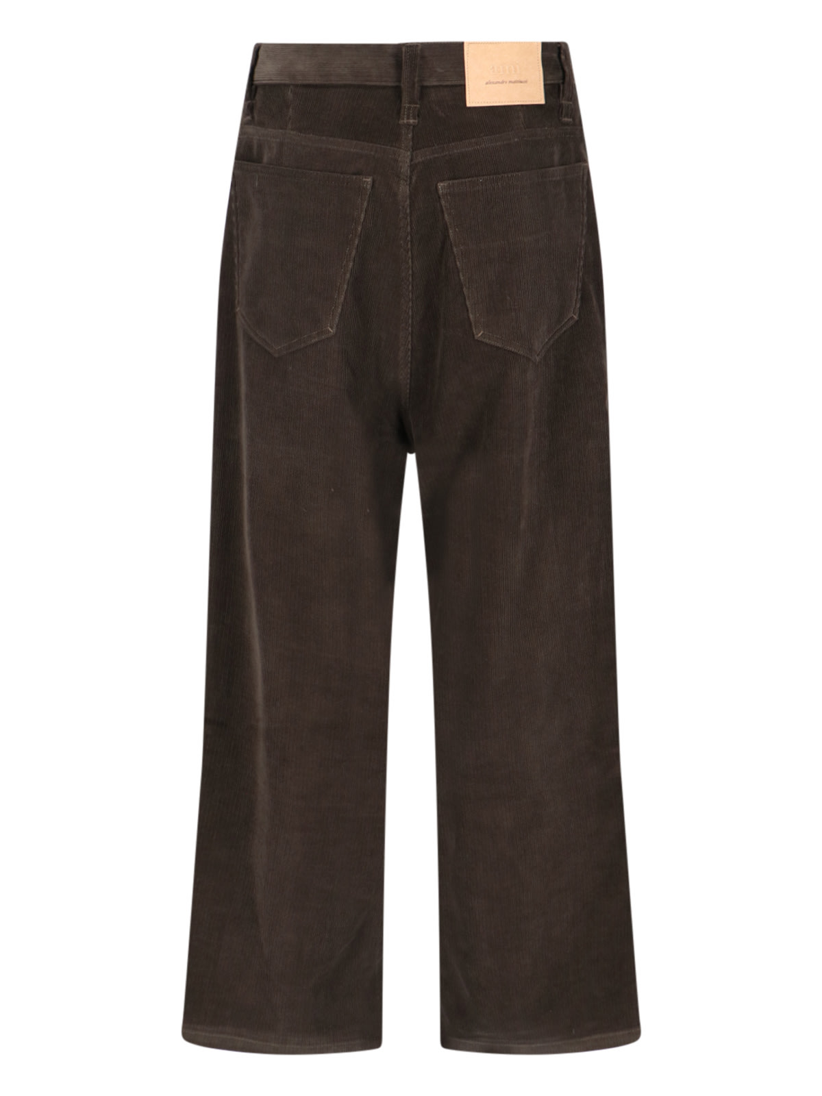Ami Alexandre Mattiussi Ami Paris Trousers In Brown