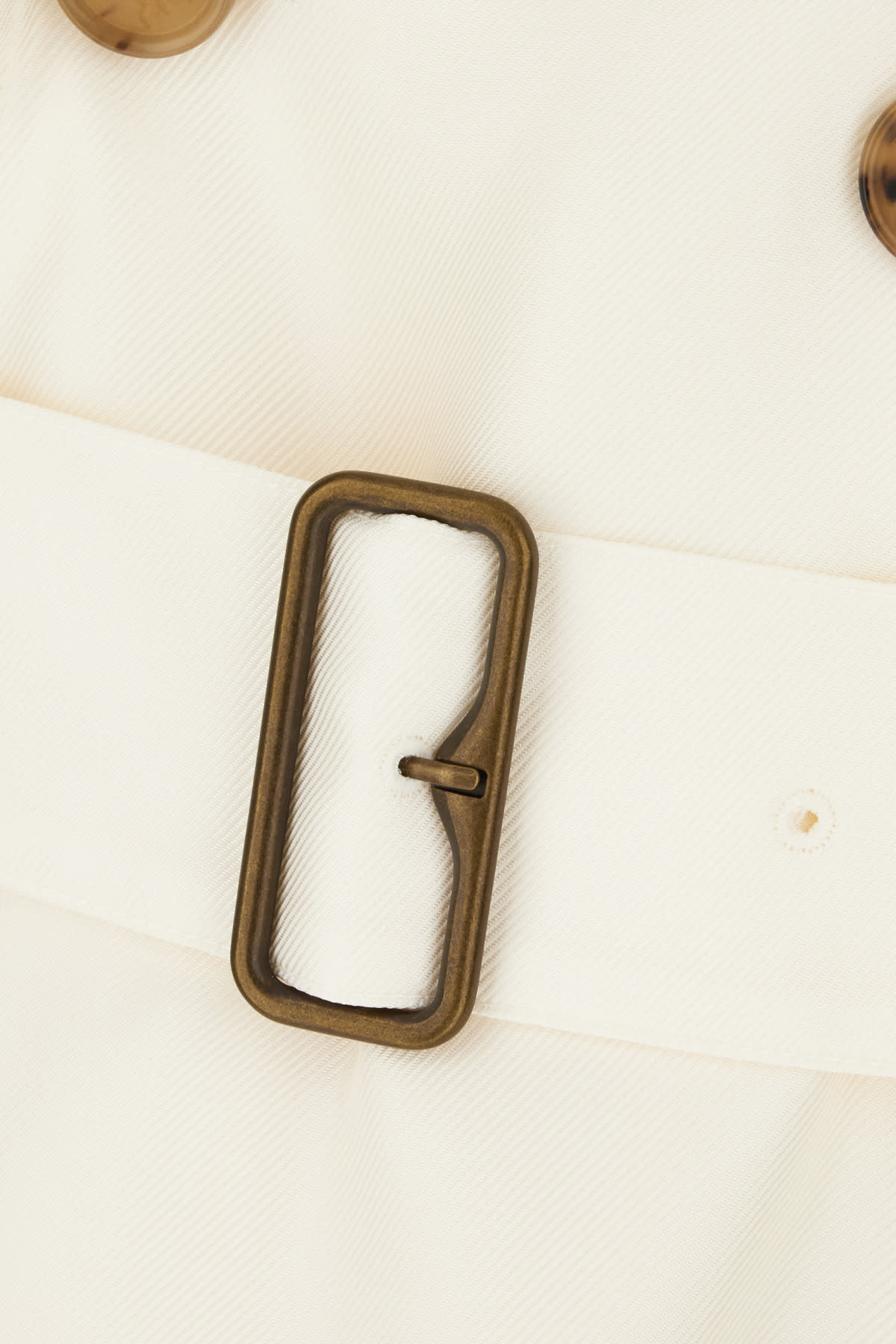 Burberry Waist Belted Short Sleeves Epaulettes Lapels