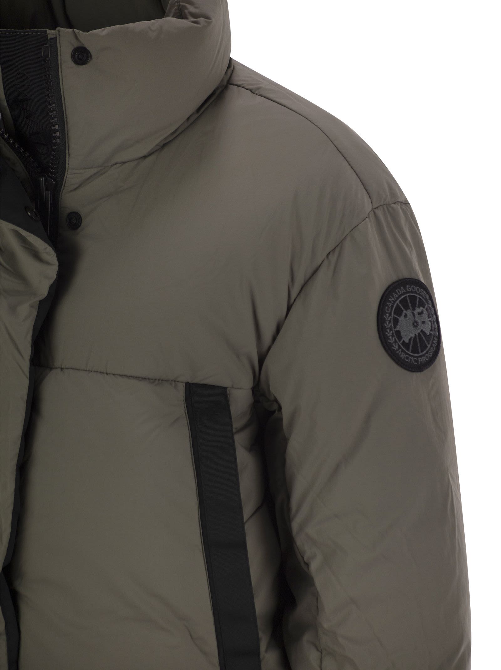 Shop Canada Goose Junction - Short Padded Jacket In Sage