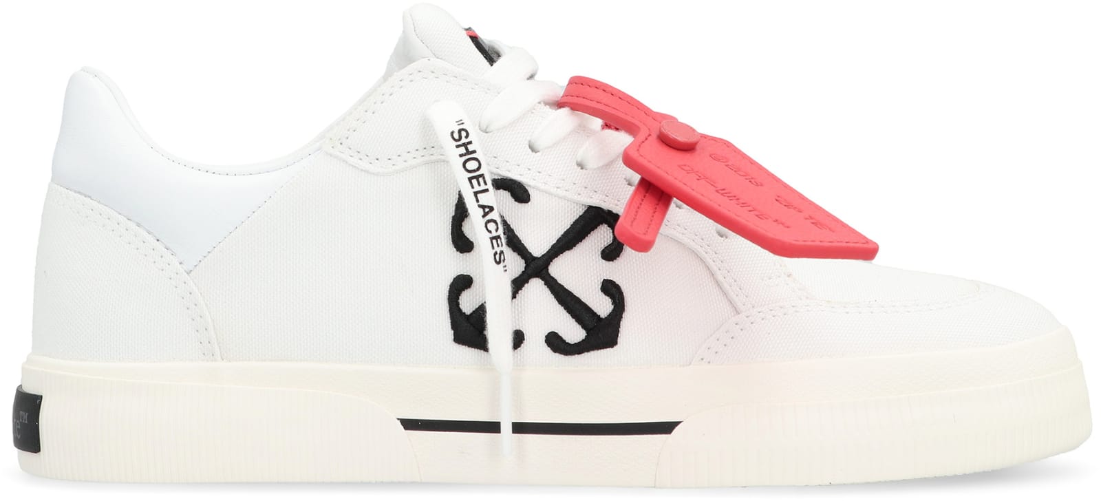 Shop Off-white New Vulcanized Canvas Low-top Sneakers In White