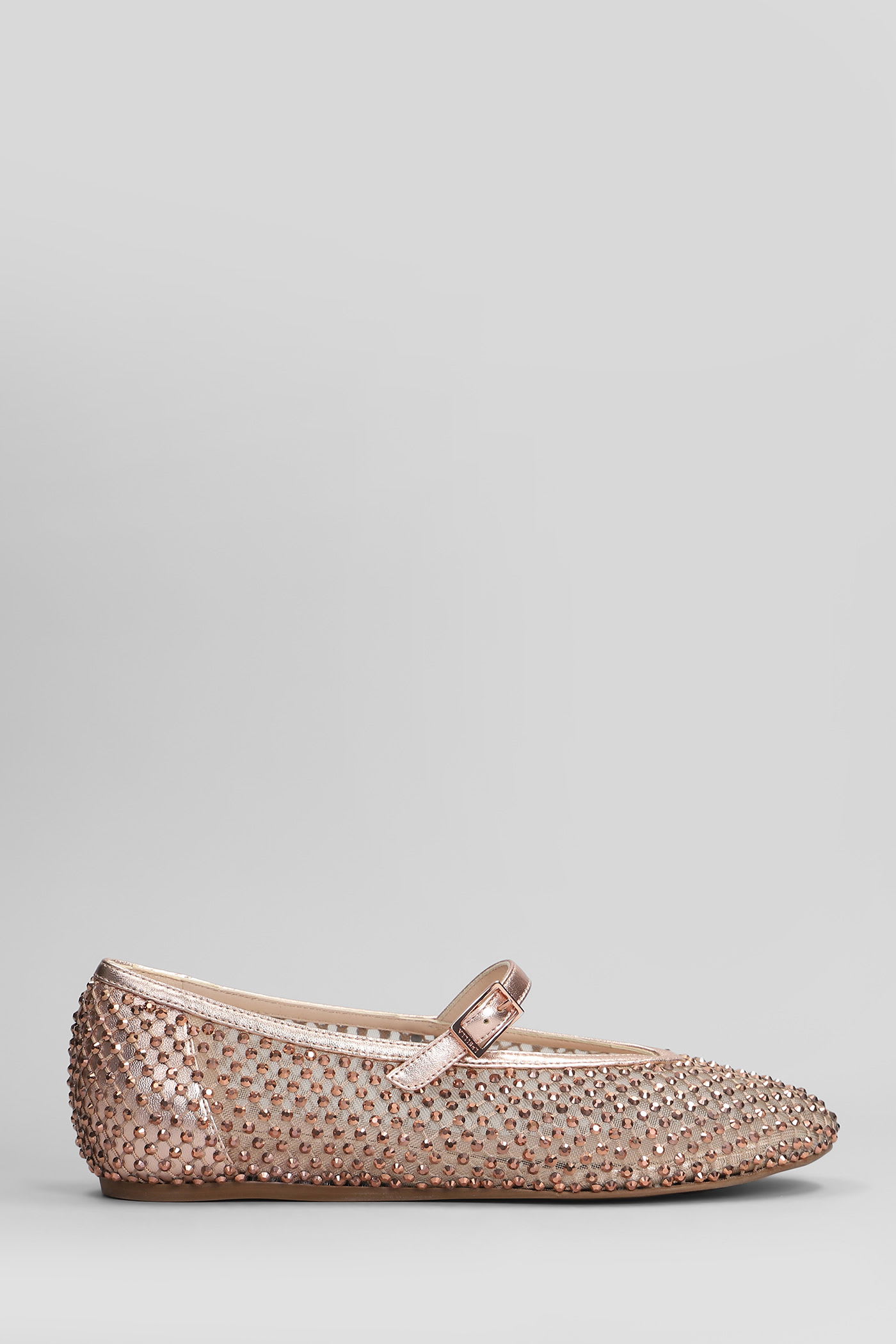 Gilda Ballet Flats In Copper Leather