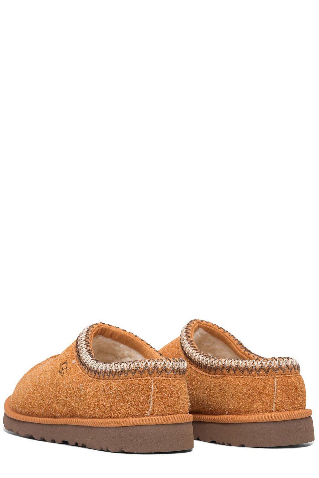 Ugg Men S Shaggy Suede Tasman Clogs Dark Apricot