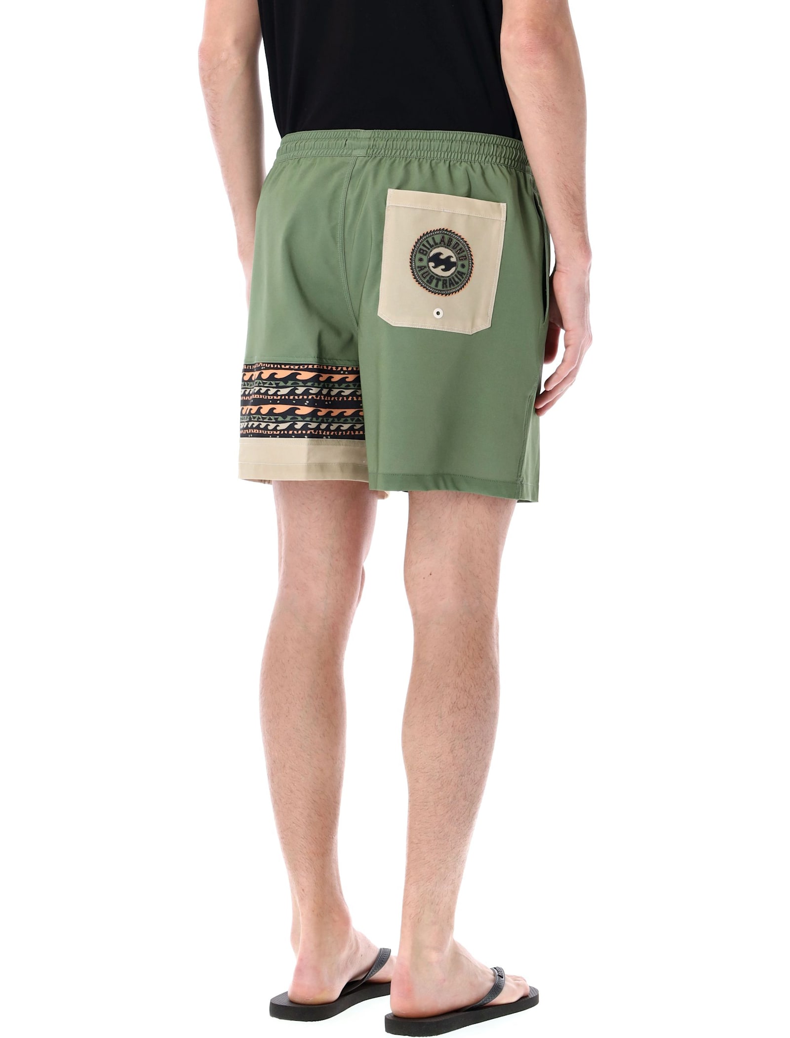 Billabong Burleigh Layback Boardshorts In Green