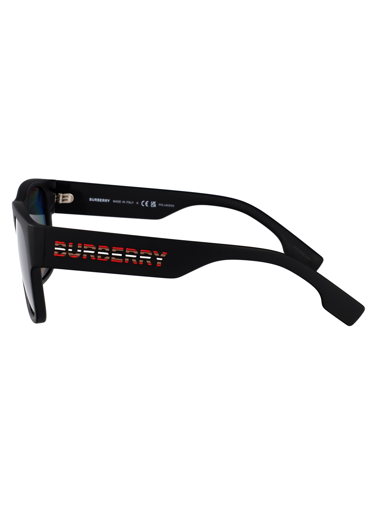 Burberry Eyewear Knight Sunglasses In Black