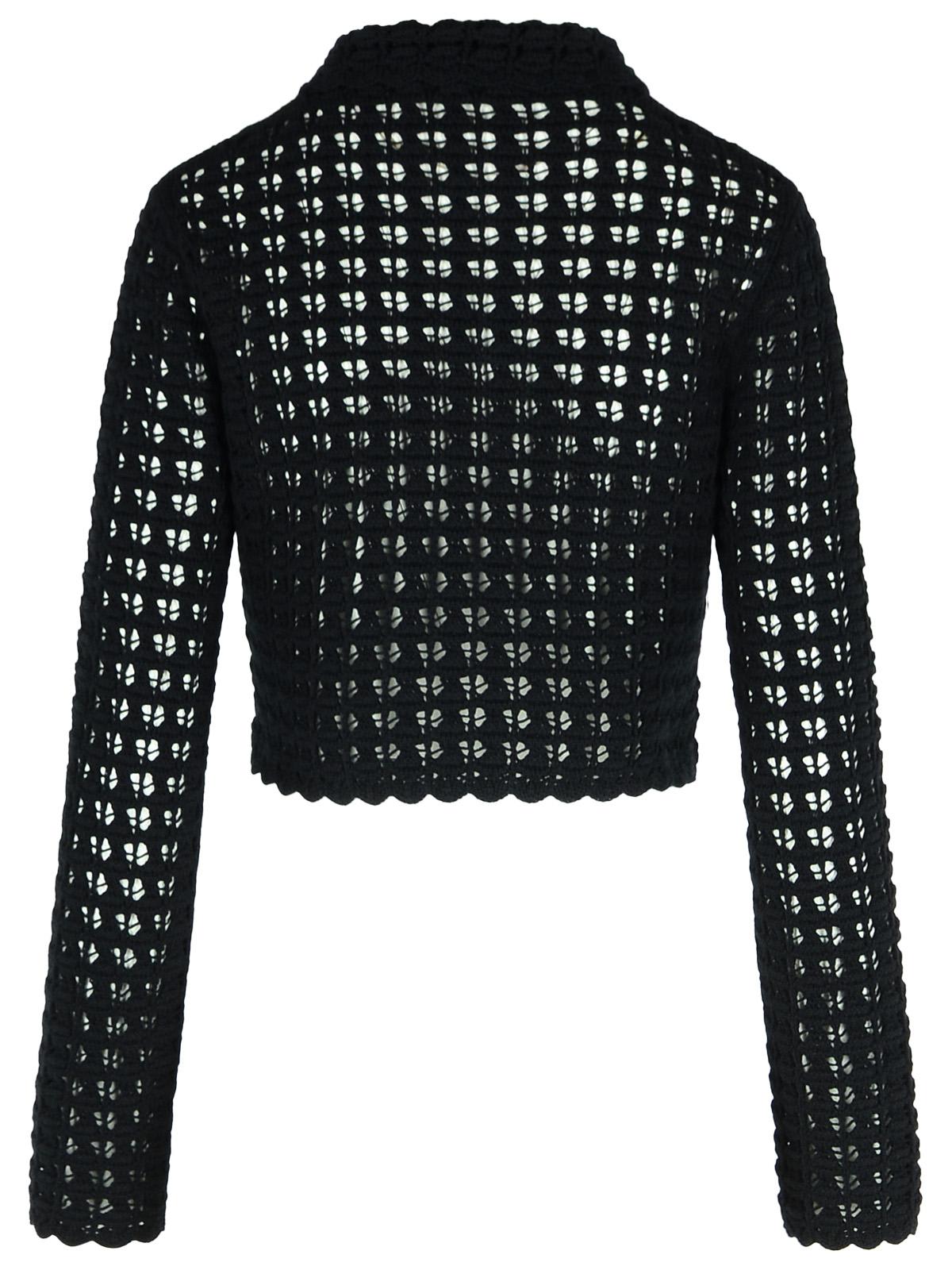 Dolce & Gabbana Wool Jacket Scalloped Edges Button Detailing In Black