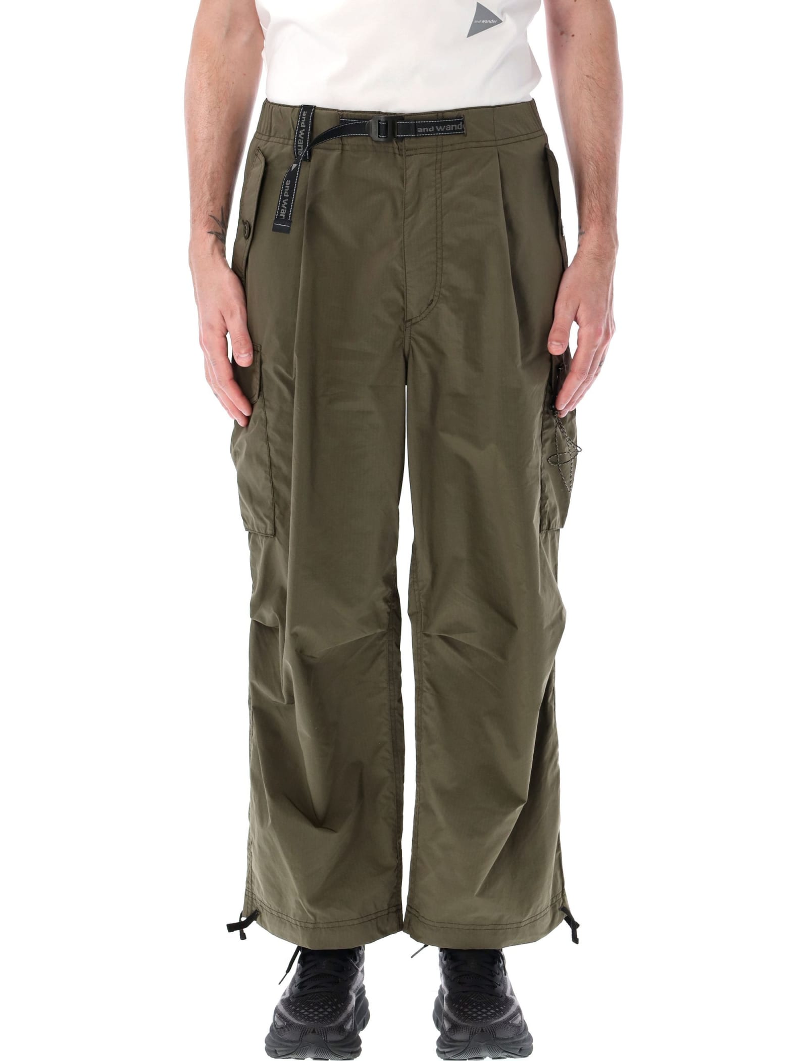 Shop And Wander Oversized Cargo Pants In Khaki