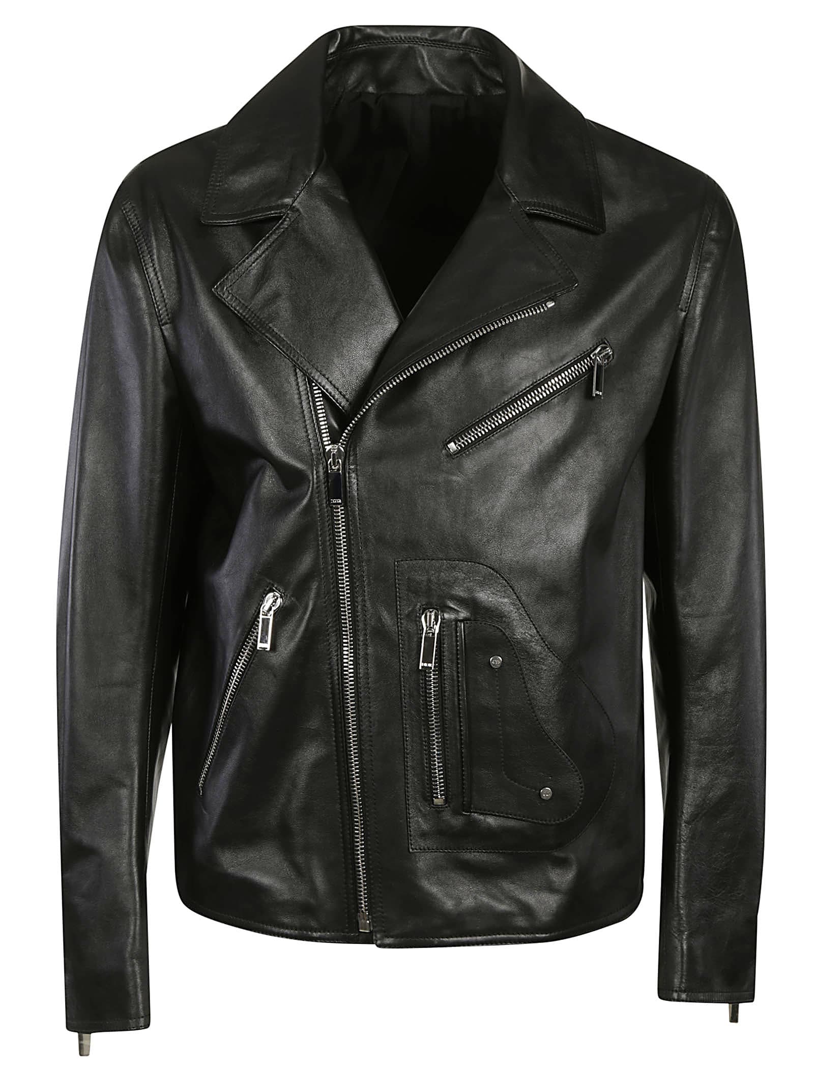 Dior Classic Biker Jacket In Black