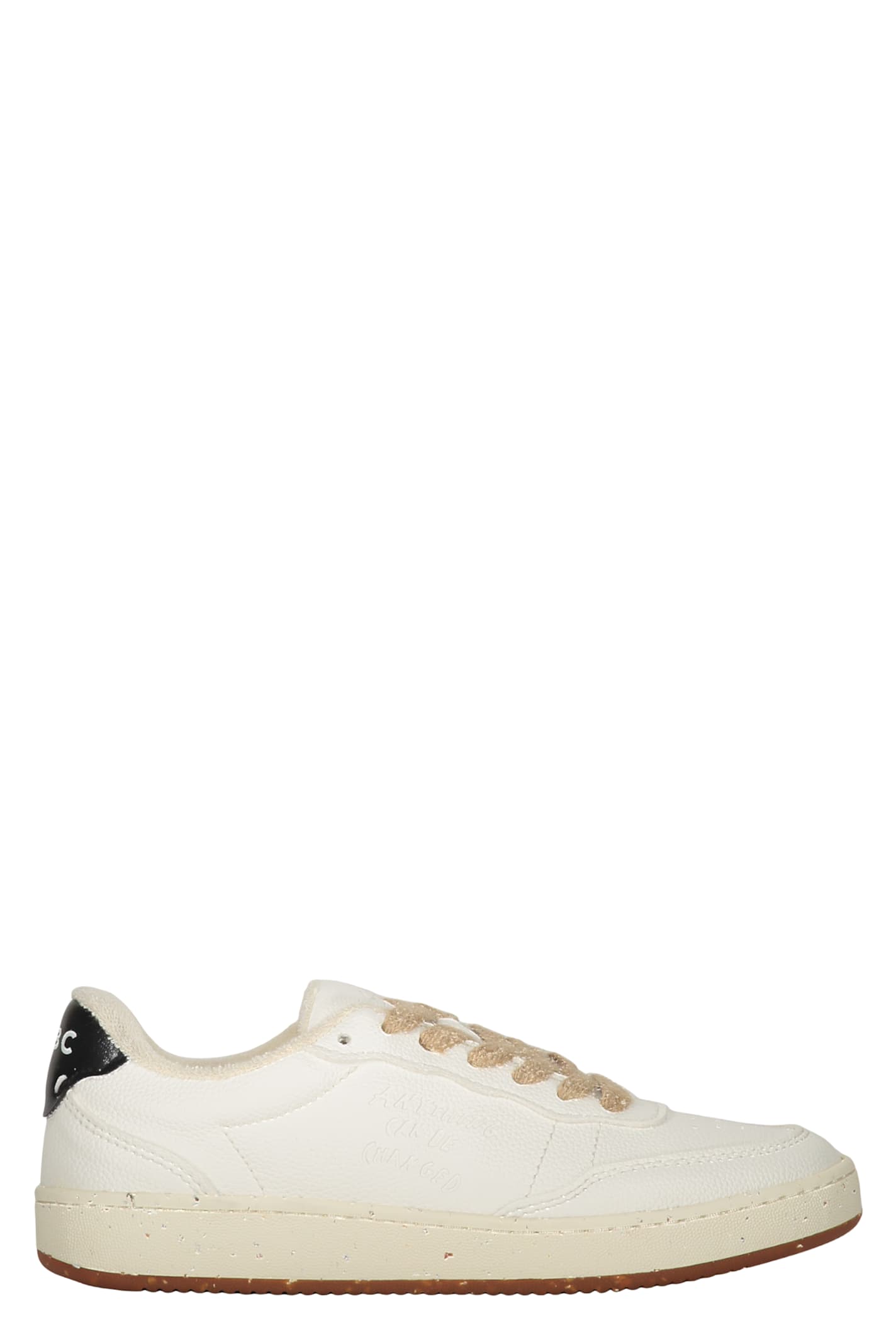 Acbc Minimalist Sneakers With Rubber Sole In White