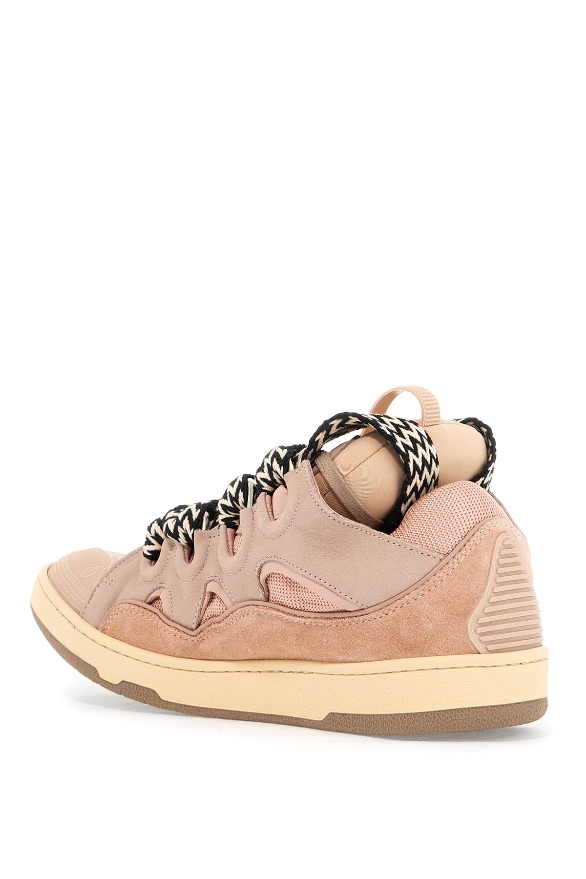 Shop Lanvin Curb Sneakers In Pale Pink (pink)