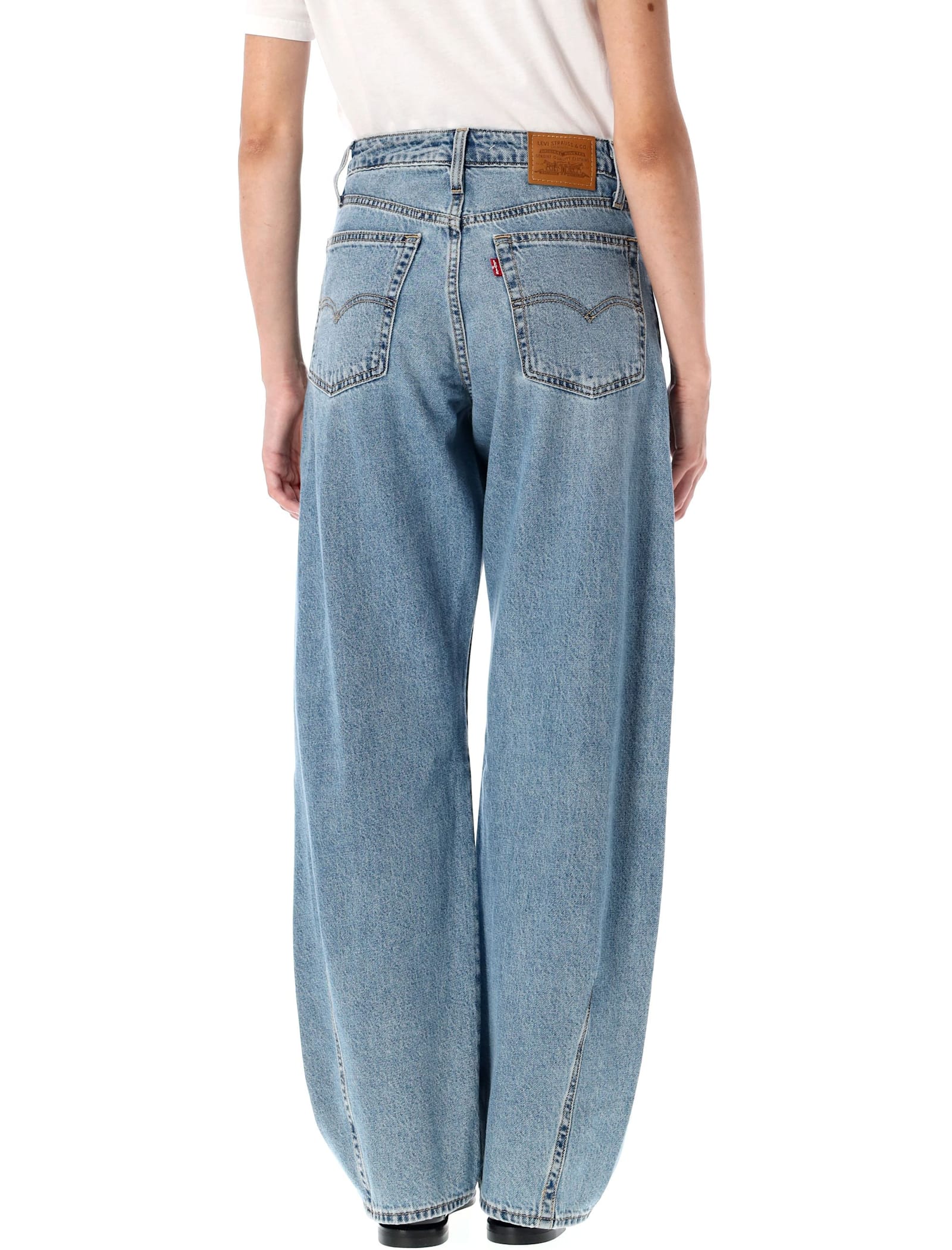 Levi's Baggy Dad Barrel Jeans In Blue