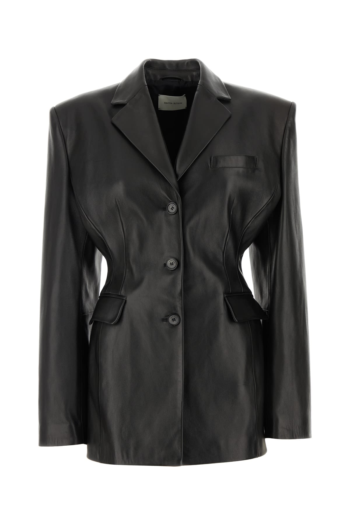 Black Leather Blazer