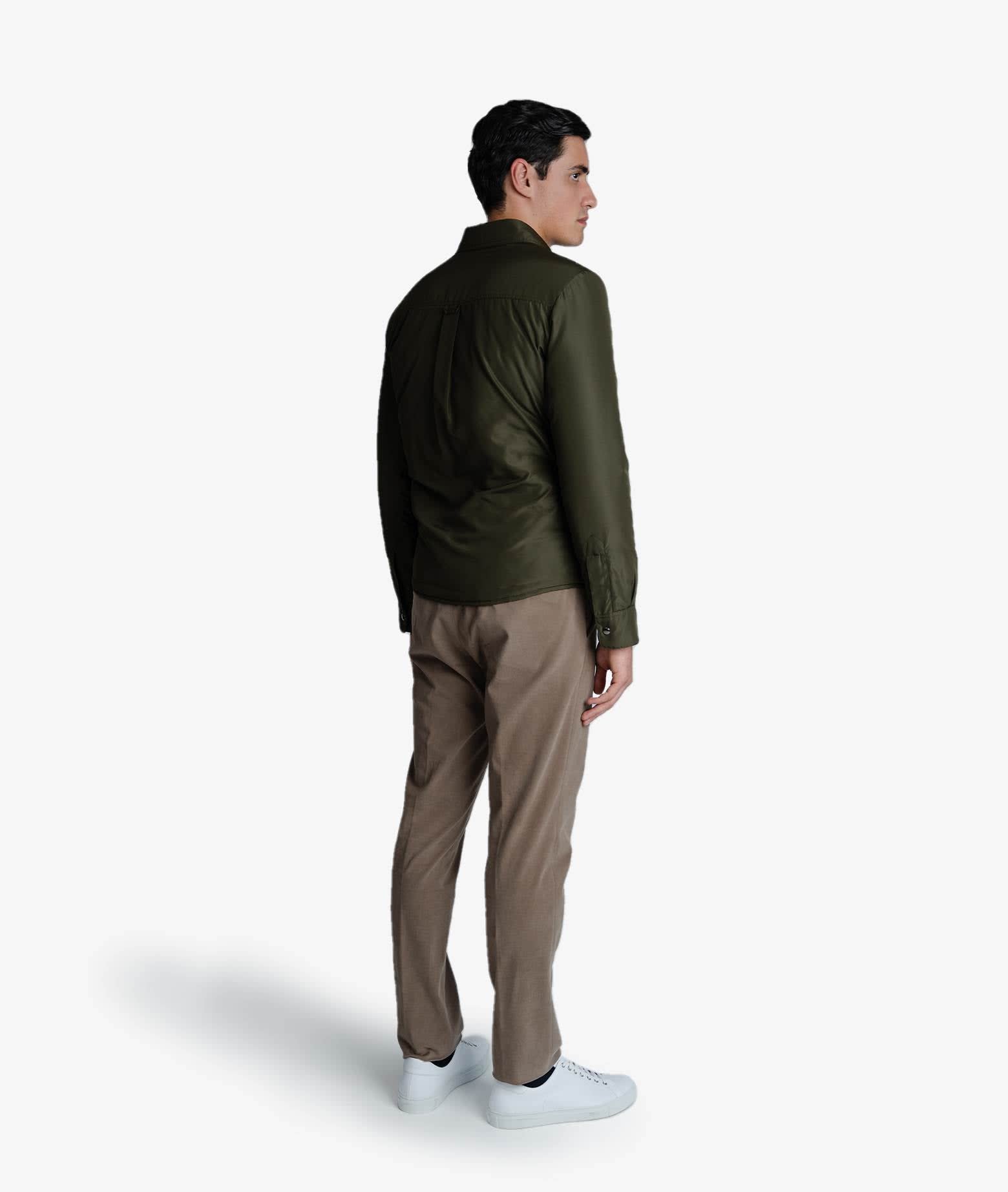 Shop Larusmiani Casual Jacket T-shirt In Olive