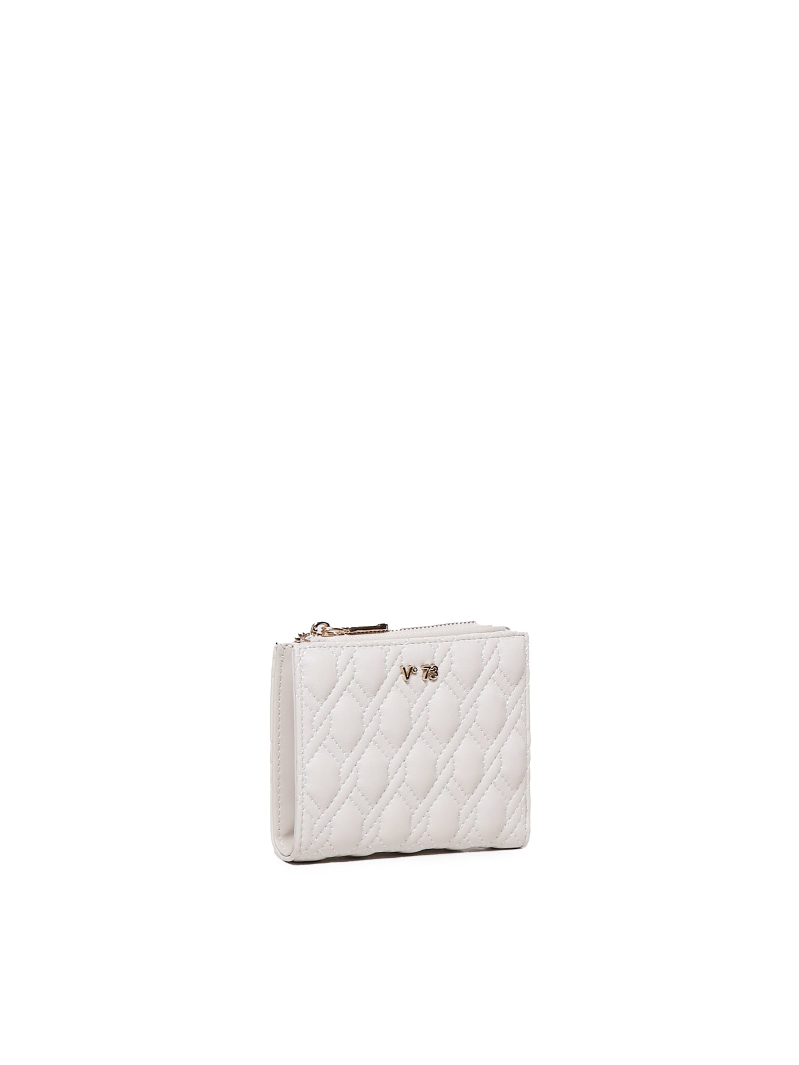 V73 Margaret Squared Wallet In White