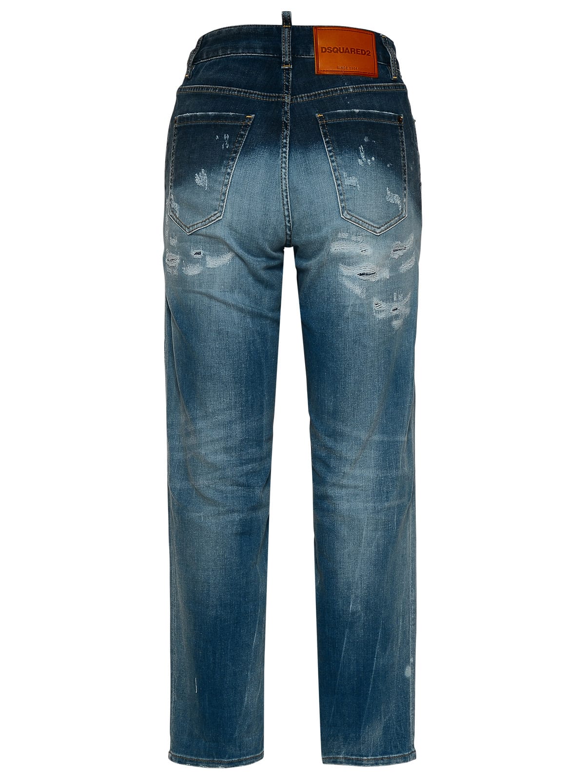 Shop Dsquared2 Jeans Mon Pull Boston In Denim Azzurri Jeans In Bleu