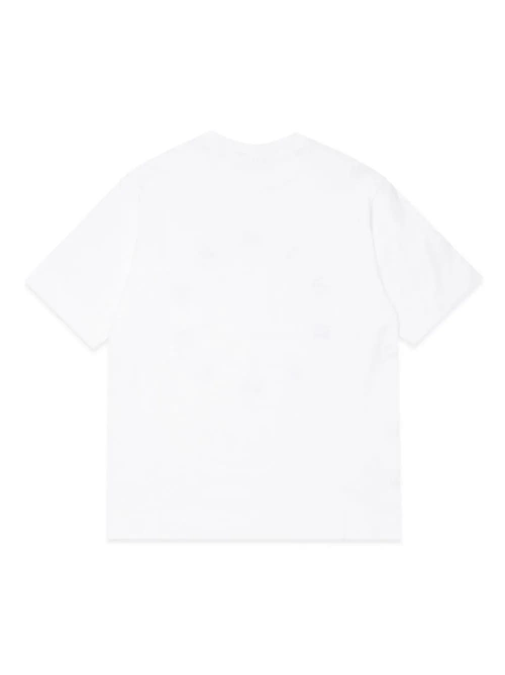 Shop Marni T-shirt Con Logo In White