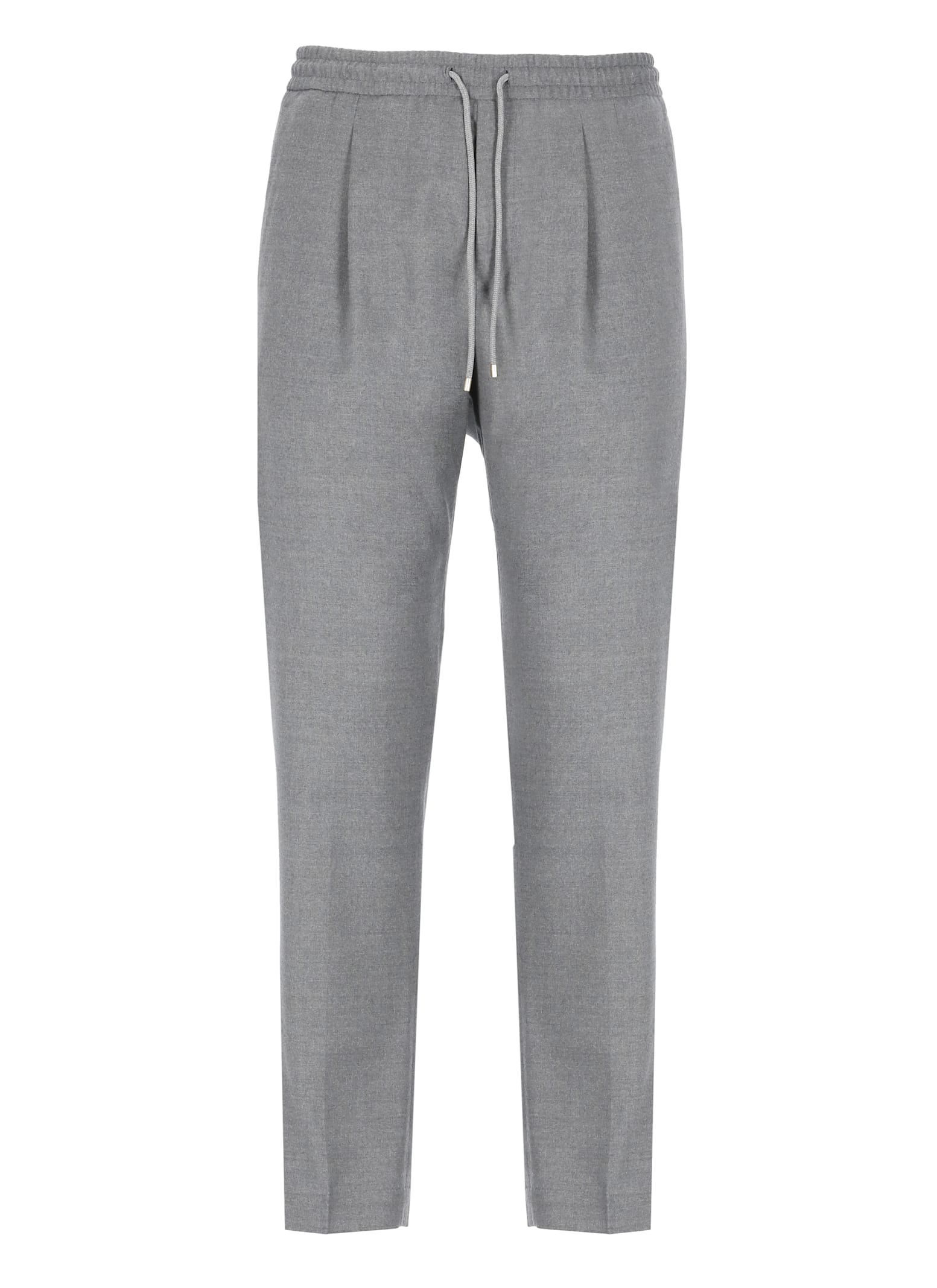 Shop Briglia 1949 Virgin Wool Pants In Grey