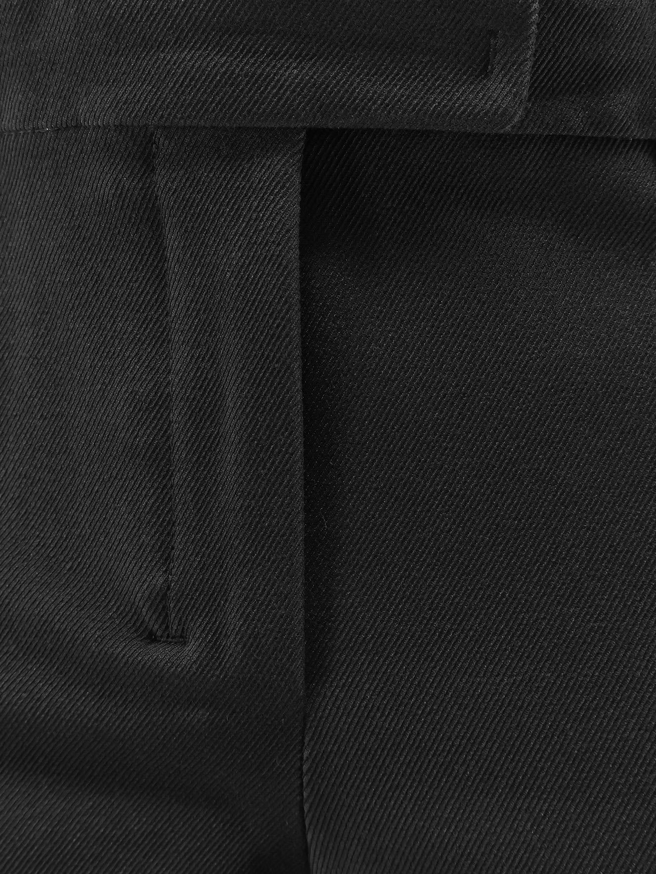 S Max Mara Umanita Cotton Blend Trousers In Black