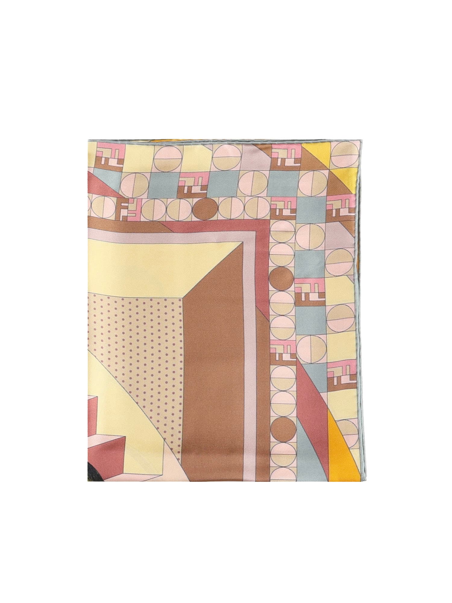 Fendi Women Moonlight Echoes Silk Foulard In Multi