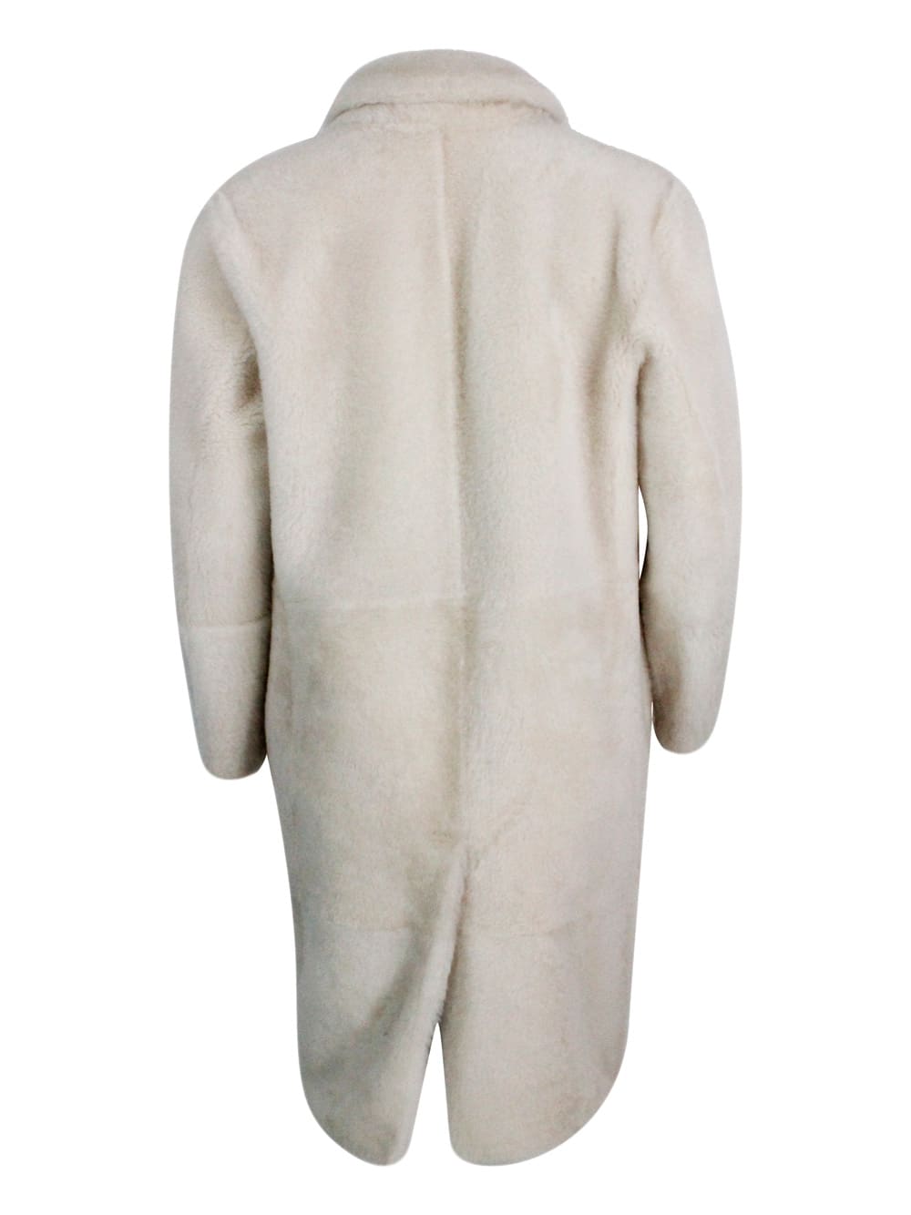 Shop Brunello Cucinelli Coat In Cream