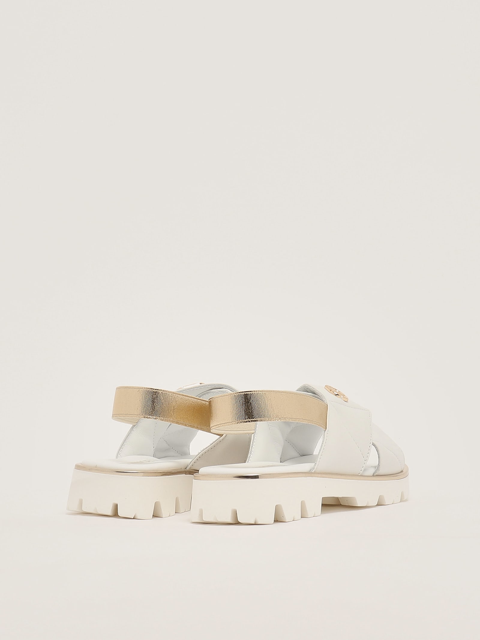Twinset Sandals Sandal In Bianco-oro