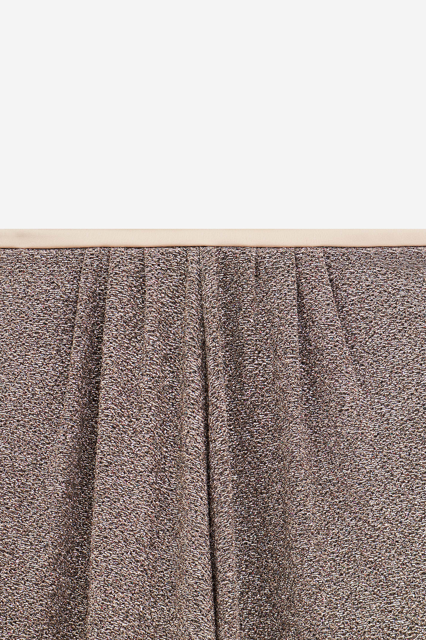 Forte Forte Women Lurex Wide-leg Trousers In Brown