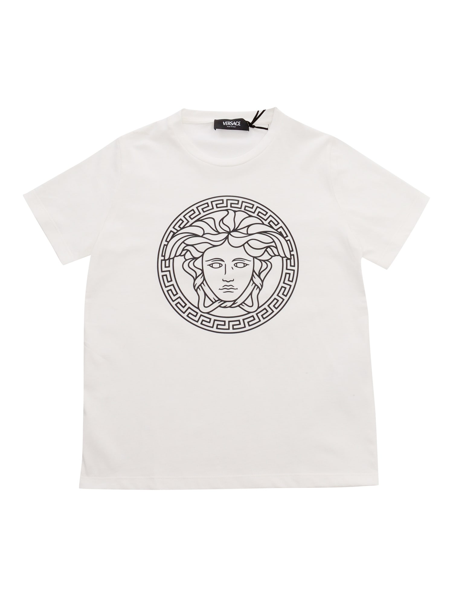 Versace Kids' White Medusa T-shirt