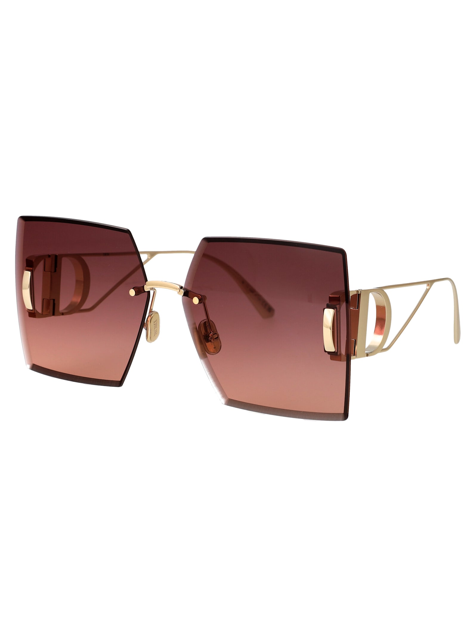 Shop Dior 30montaigne Sunglasses In Purple