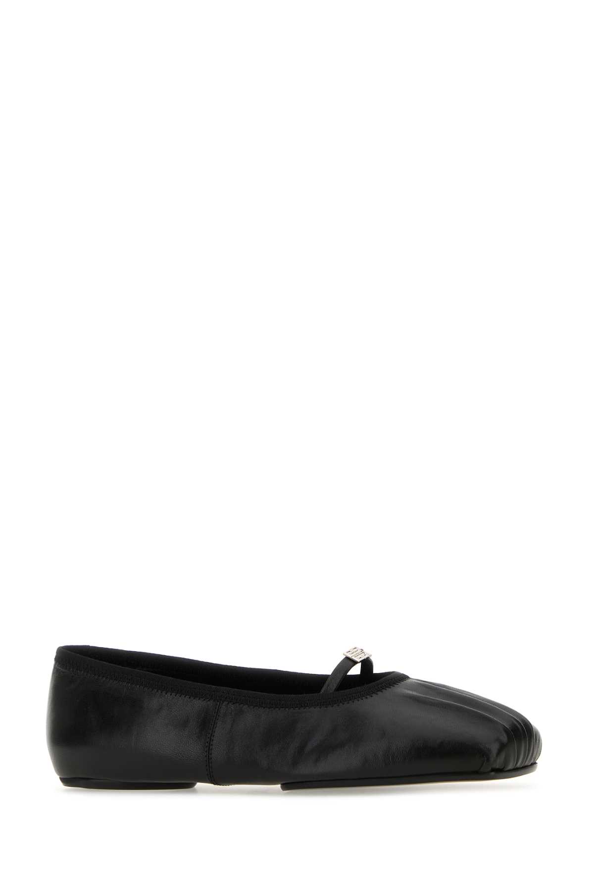 Givenchy Black Leather Ballerinas