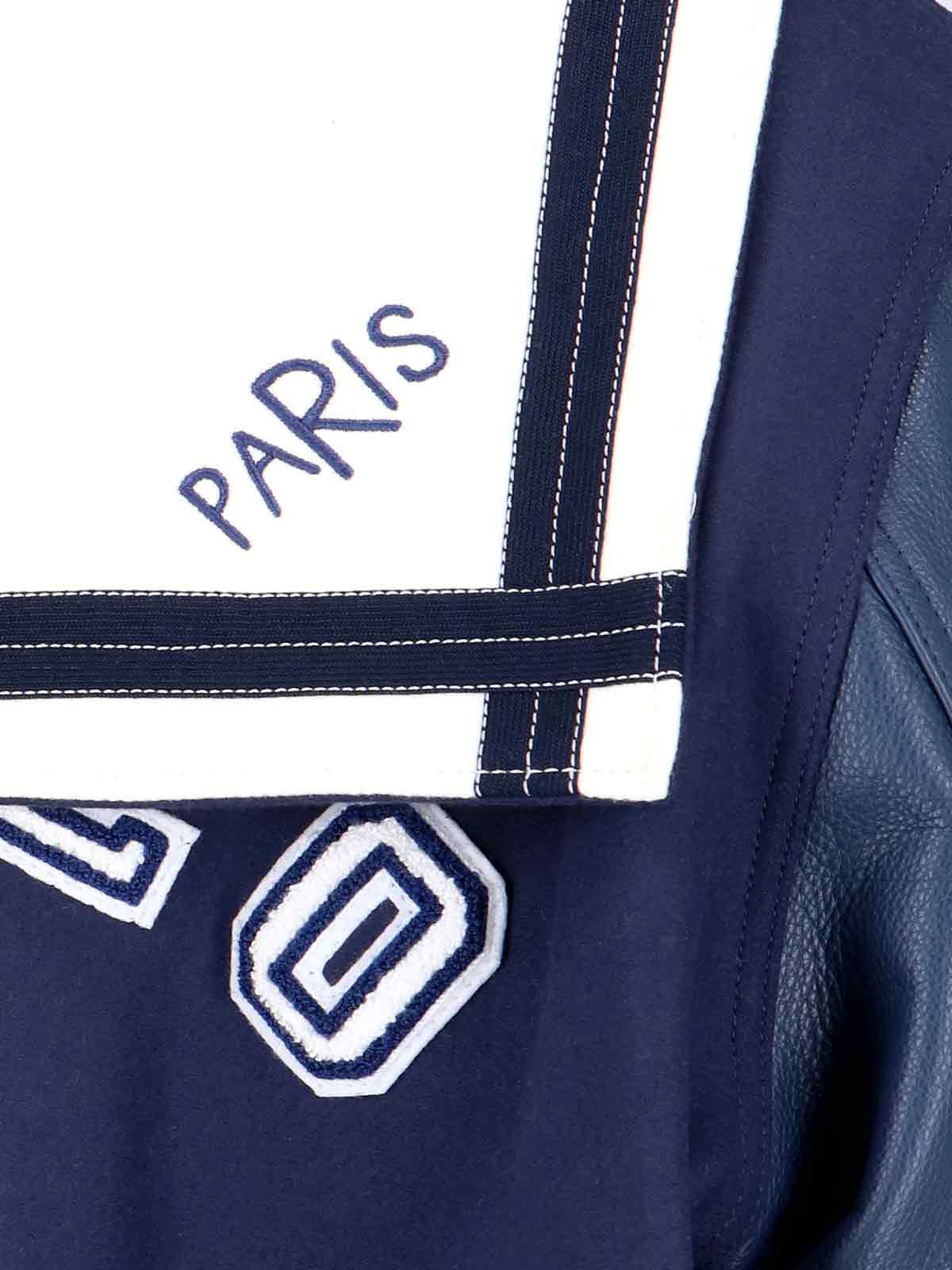 Shop Kenzo Varsity Sailor Jacket In Blue