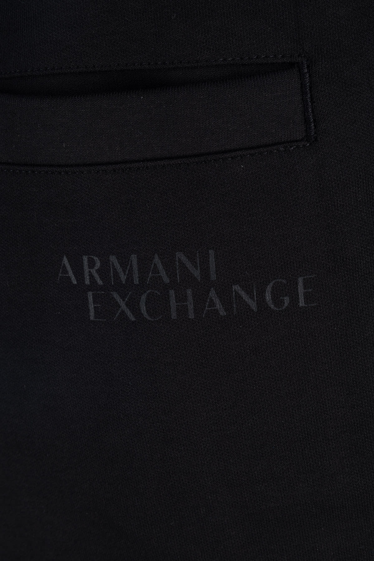 Shop Armani Exchange Pantaloni In Black