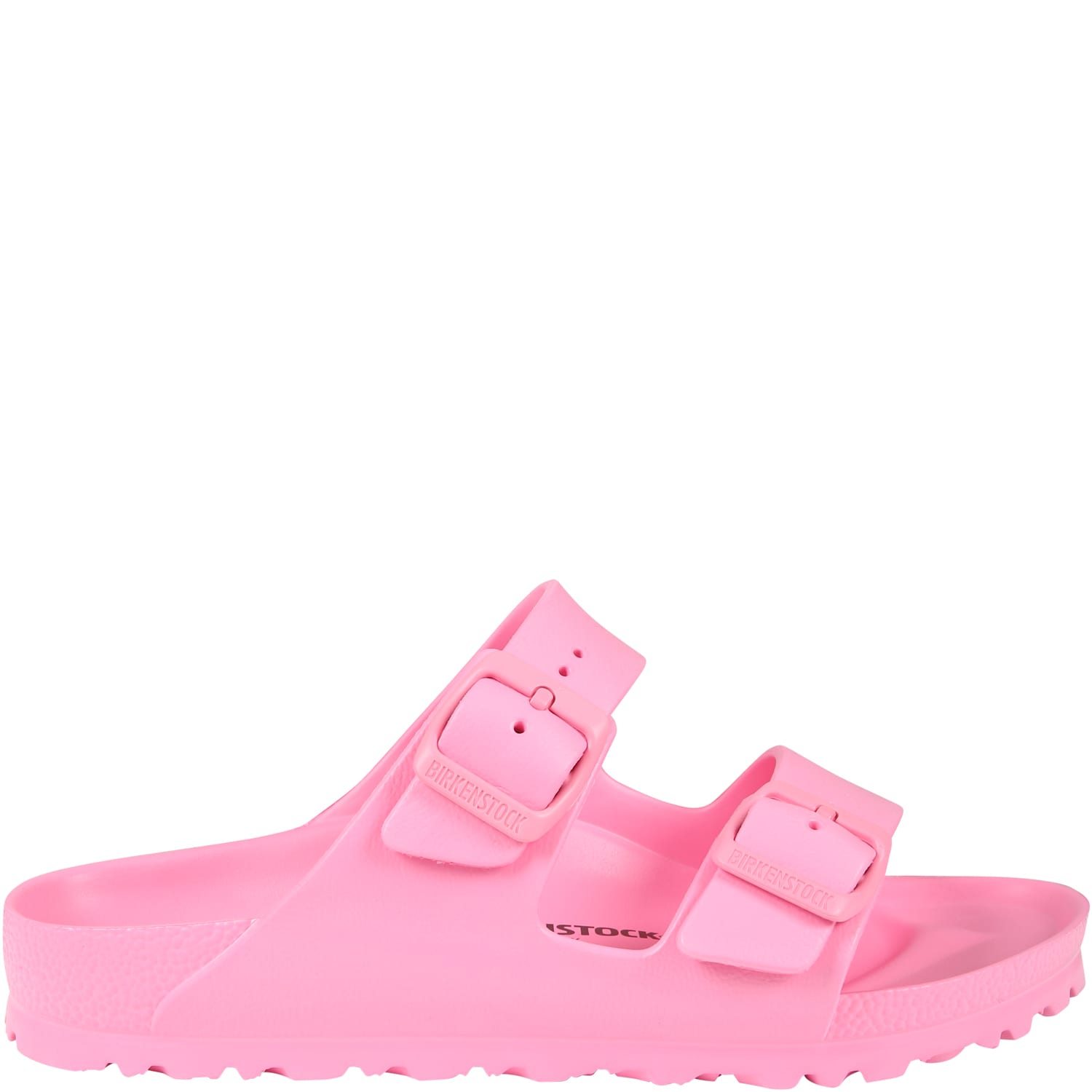 Birkenstock Pink Sandals For Girl With Logo