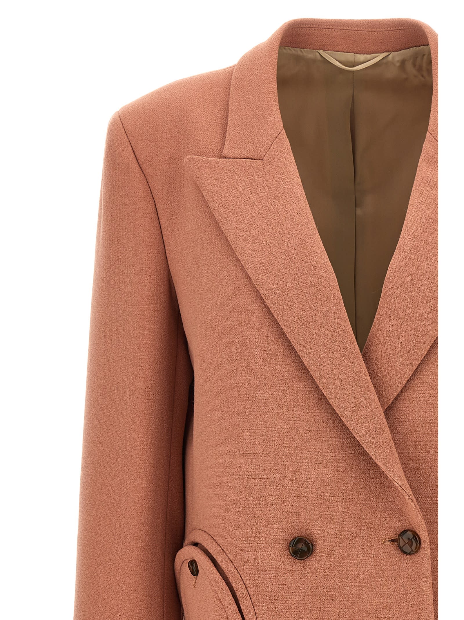 Shop Blazé Milano Resolute Everynight Blazer In Beige