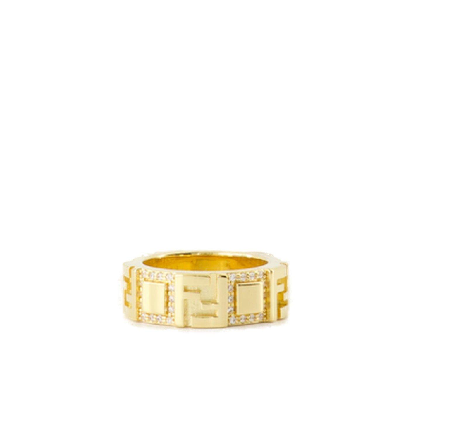 Fendi Forever  Embellished Ring