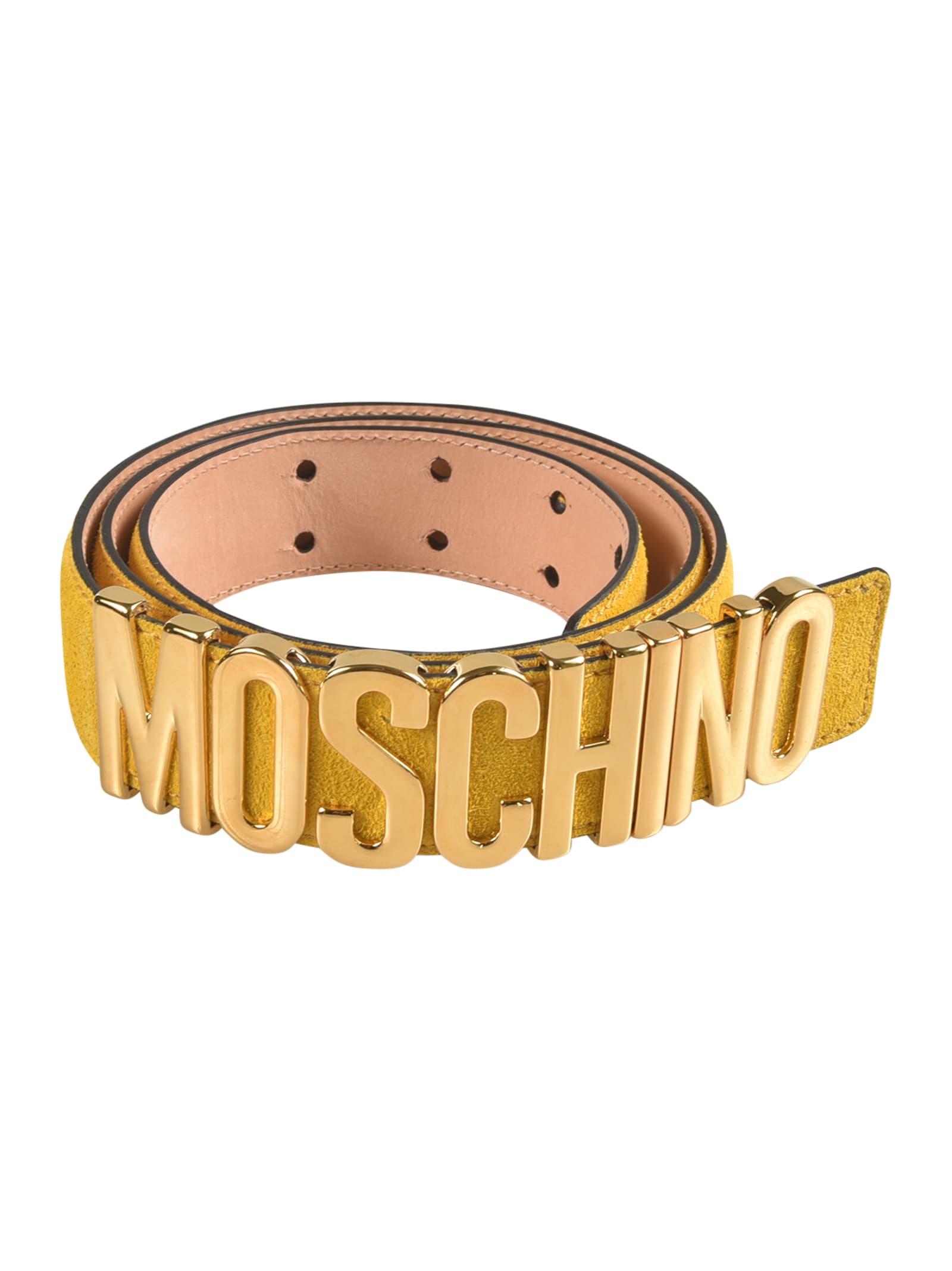 Moschino Logo Belt In 400