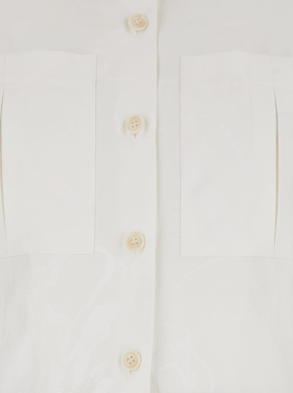 Pt Torino White Tracksuit With Patch Pockets On The Chest And Elastic Waist In Cotton Woman In White