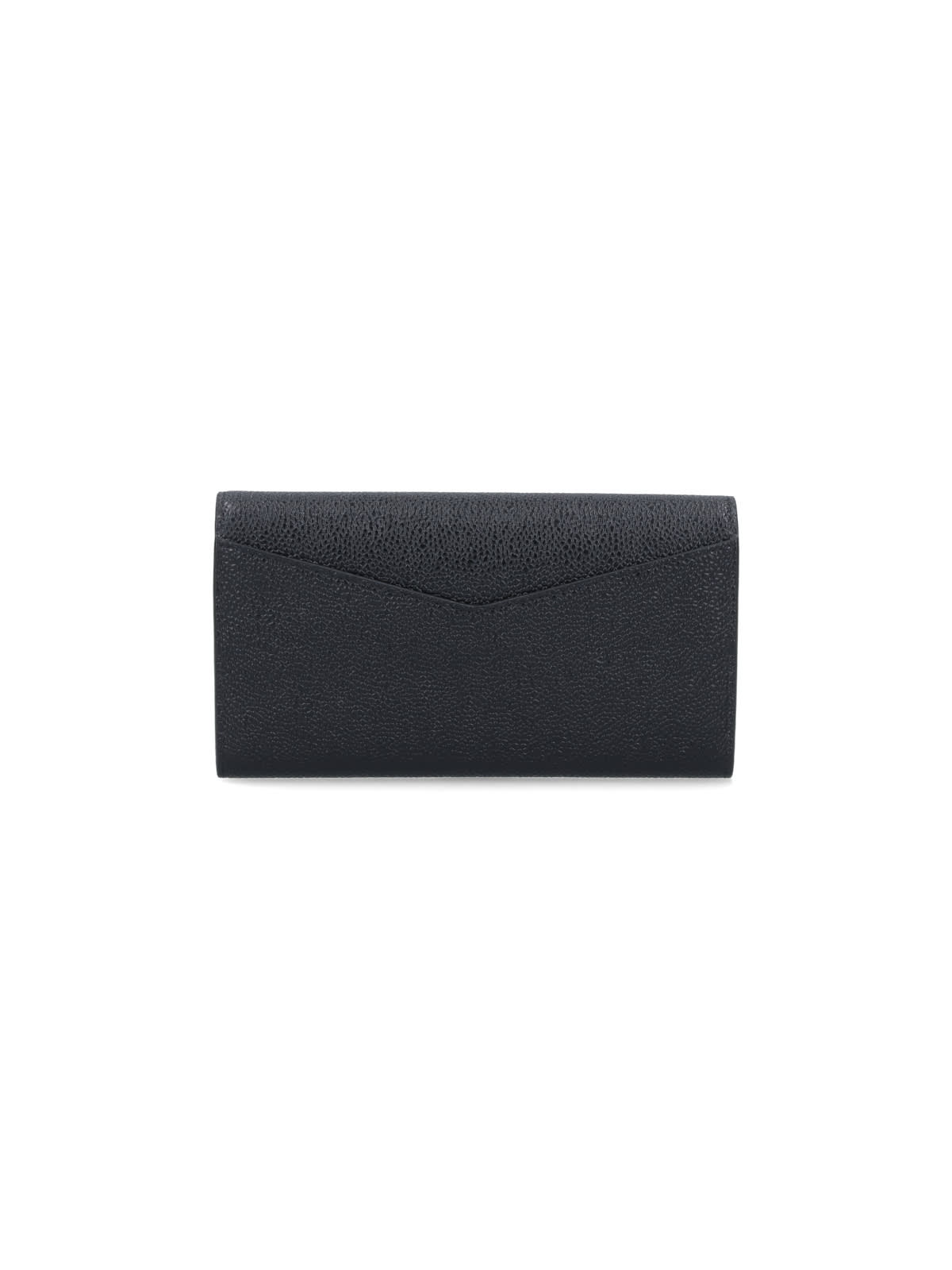 Shop Thom Browne Logo Wallet In Black