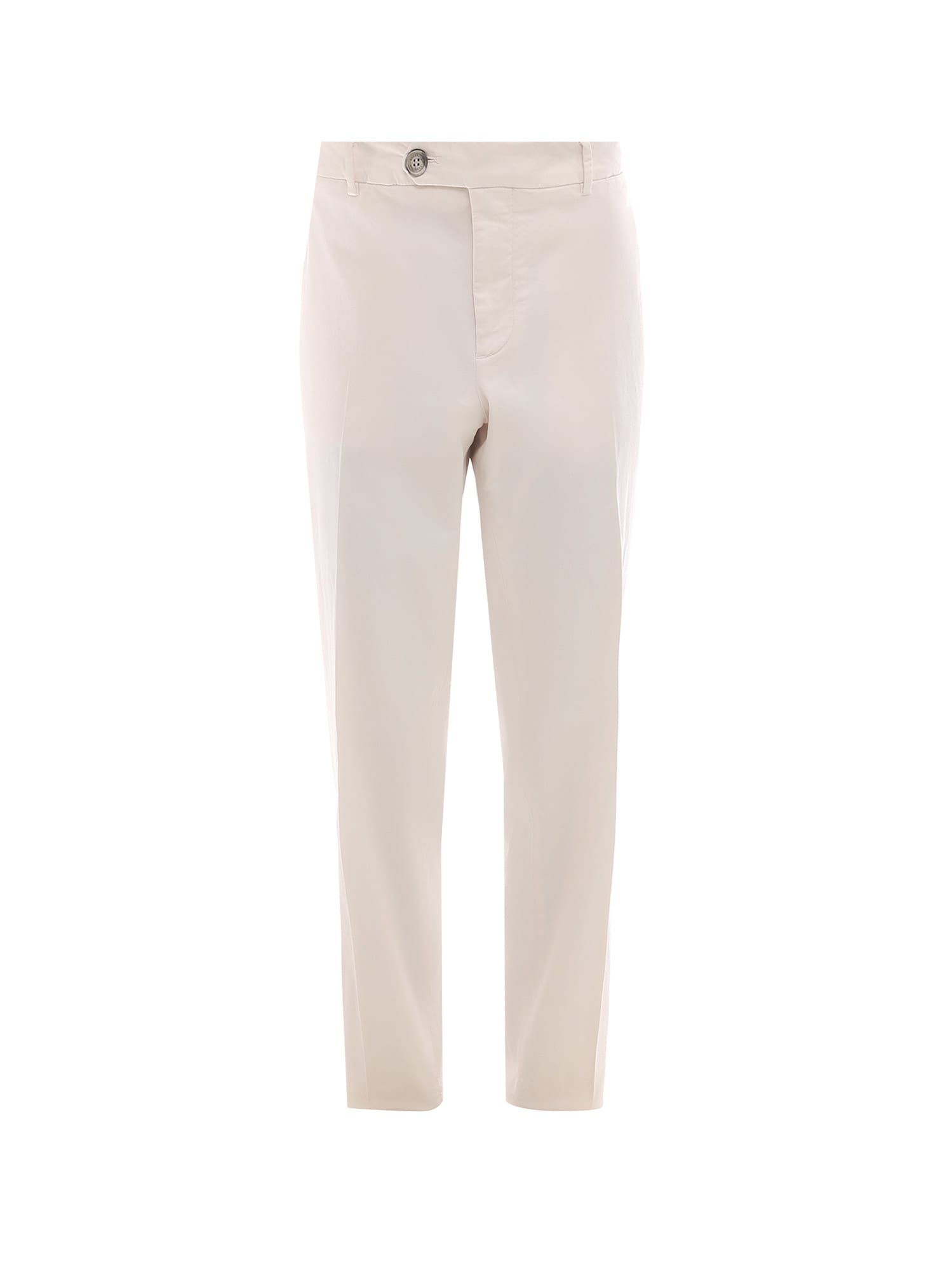 Shop Brunello Cucinelli Trouser In Beige