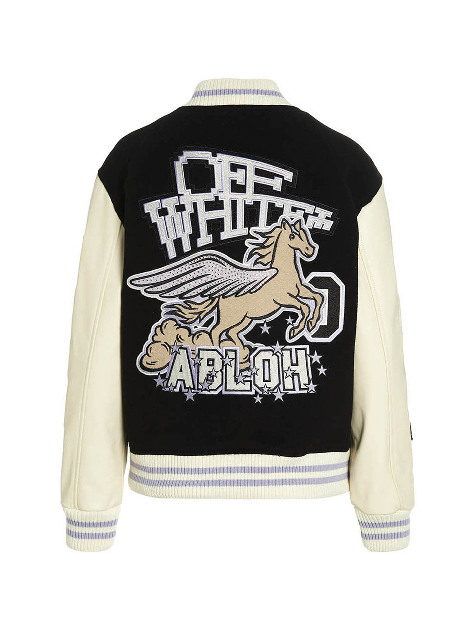 Off-White c/o Virgil Abloh OW Patch Varsity Jacket