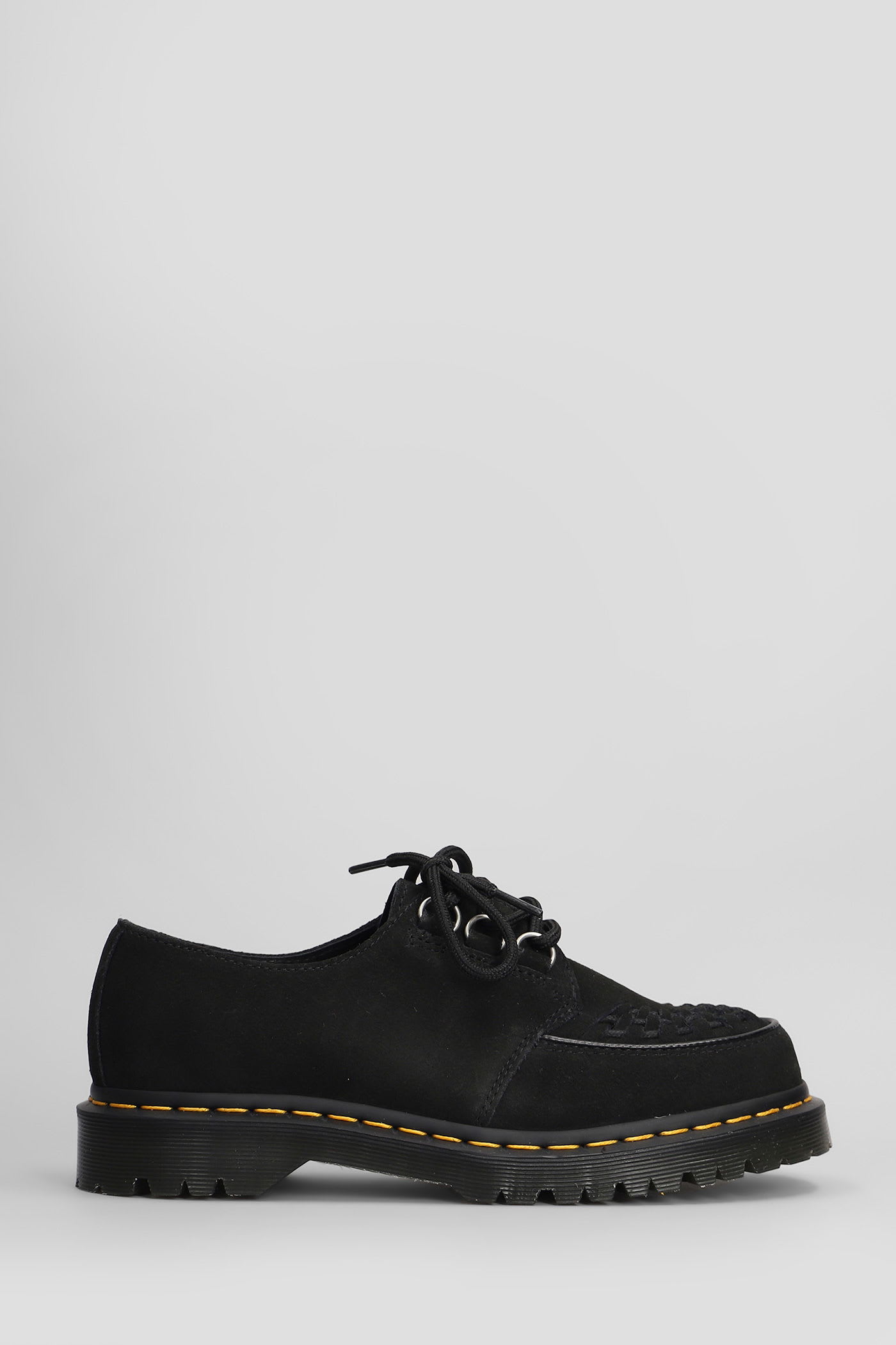 Ramsey Lace Up Shoes In Black Suede