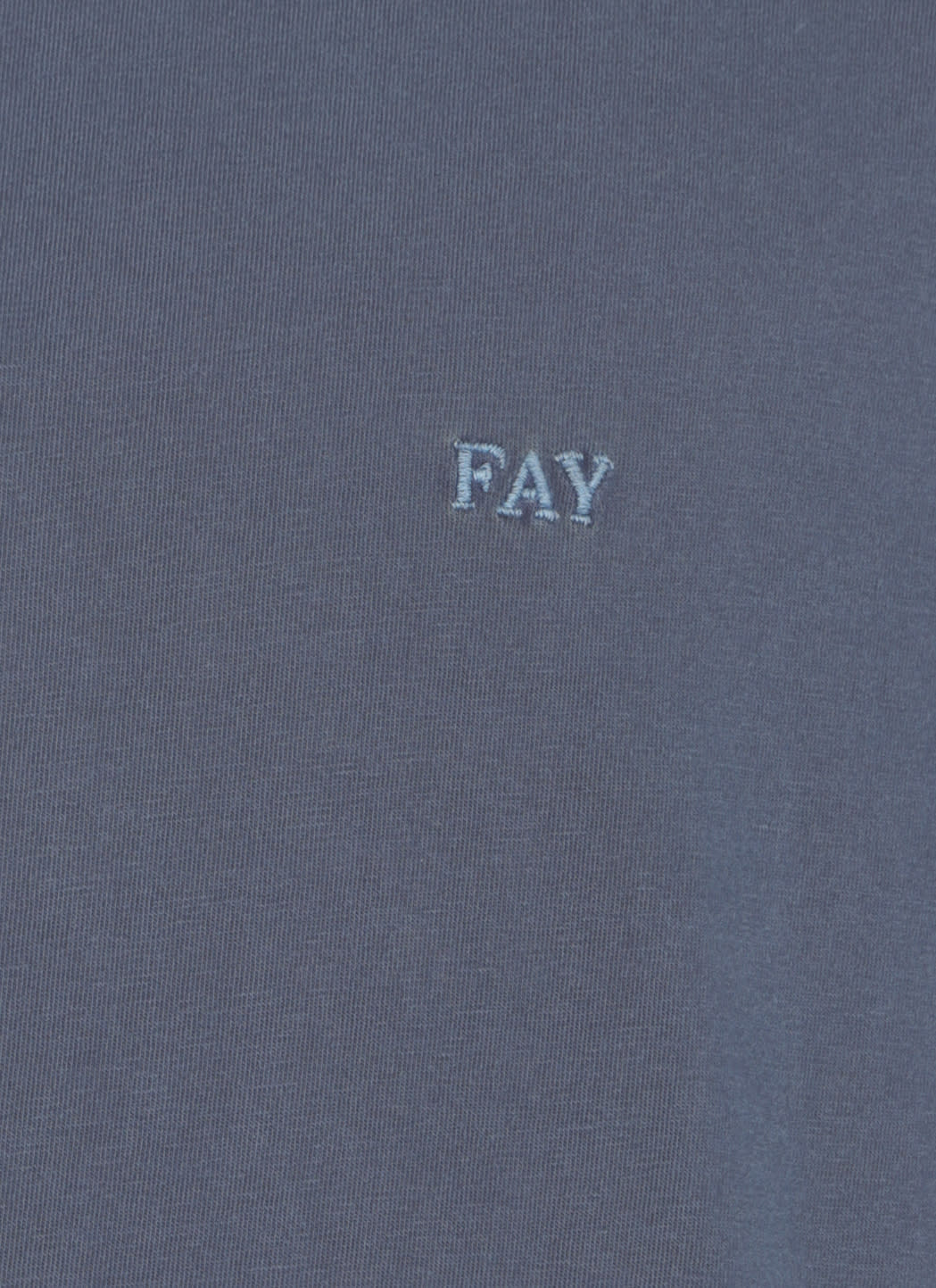 Shop Fay Logoed Polo In Blue