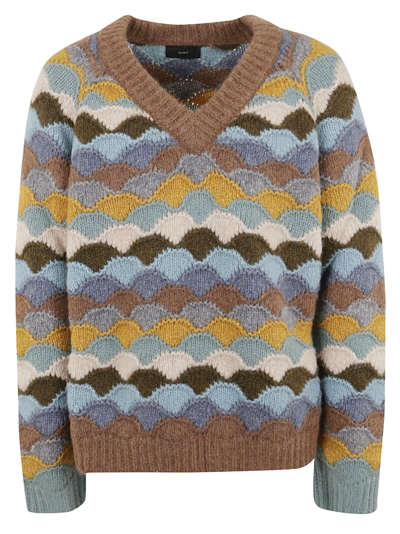 Alanui Rainbow Mountain Sweater Multicolor Mult
