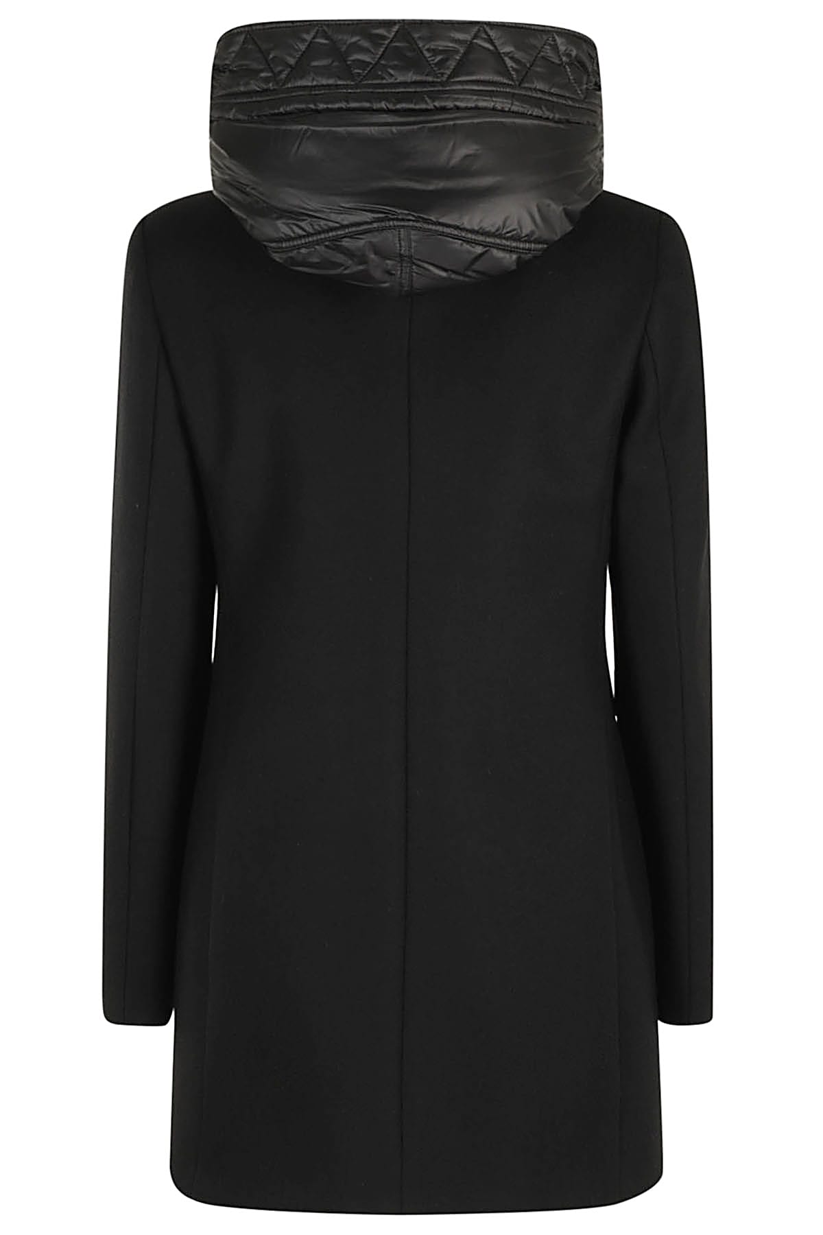 Shop Fay Toggle Coat Db Front Nylon In Nero