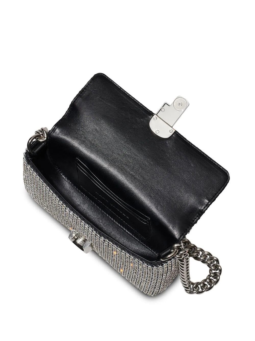 Shop Marc Jacobs The Mini Shoulder Bag In Crystals