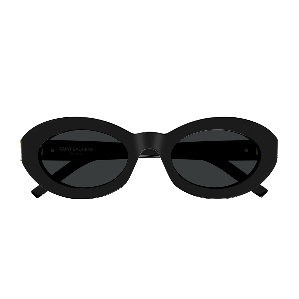 Shop Saint Laurent Sl M136 Linea Classic 001 Black Sunglasses In Nero