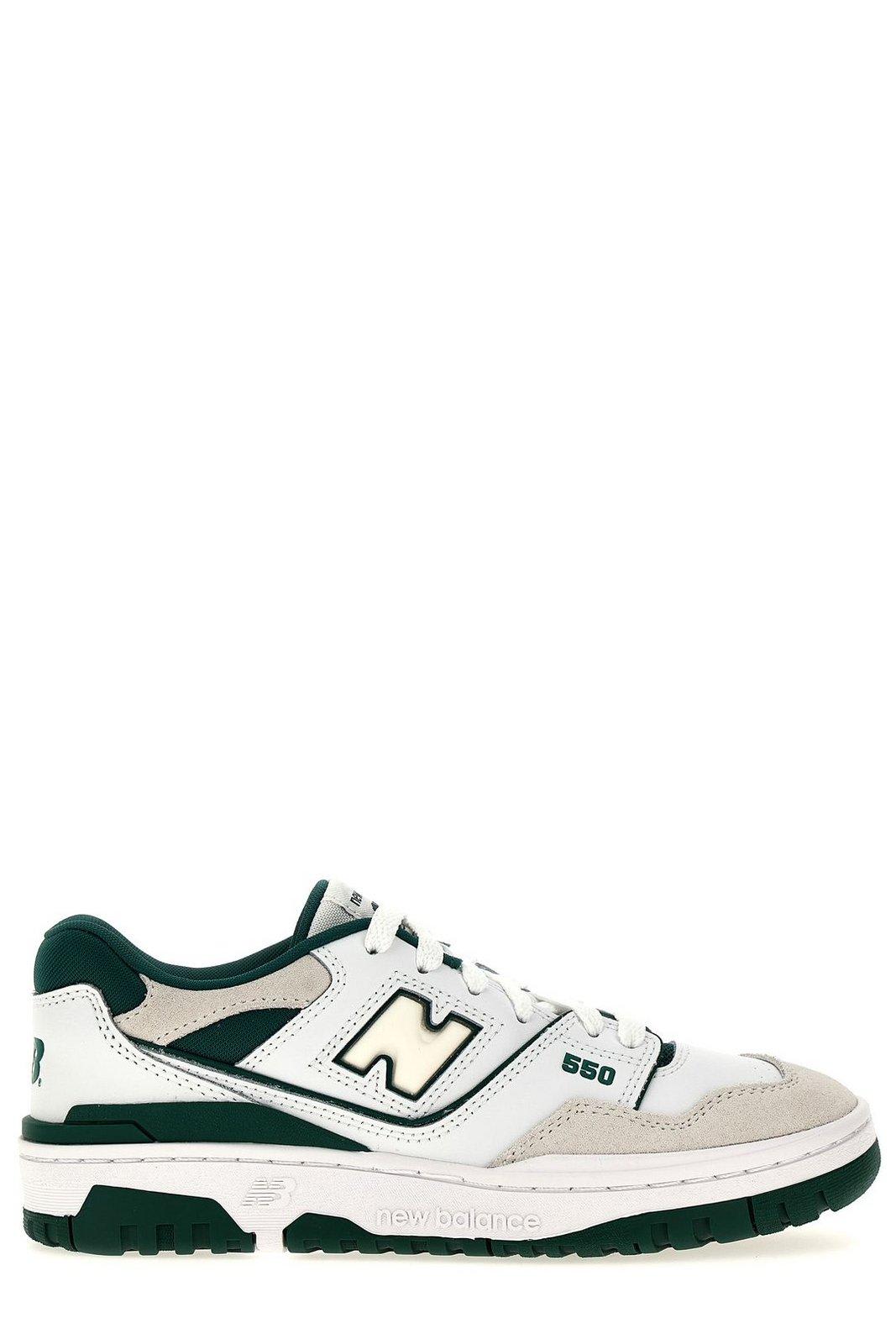 New Balance Kids' 550 Logo-patch Lace-up Sneakers