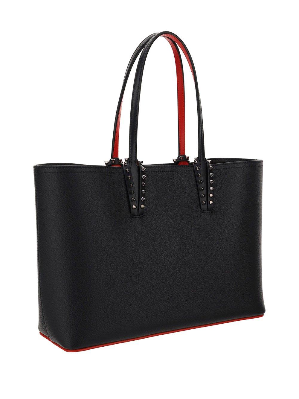 Shop Christian Louboutin Cabata Small Tote Bag In Black